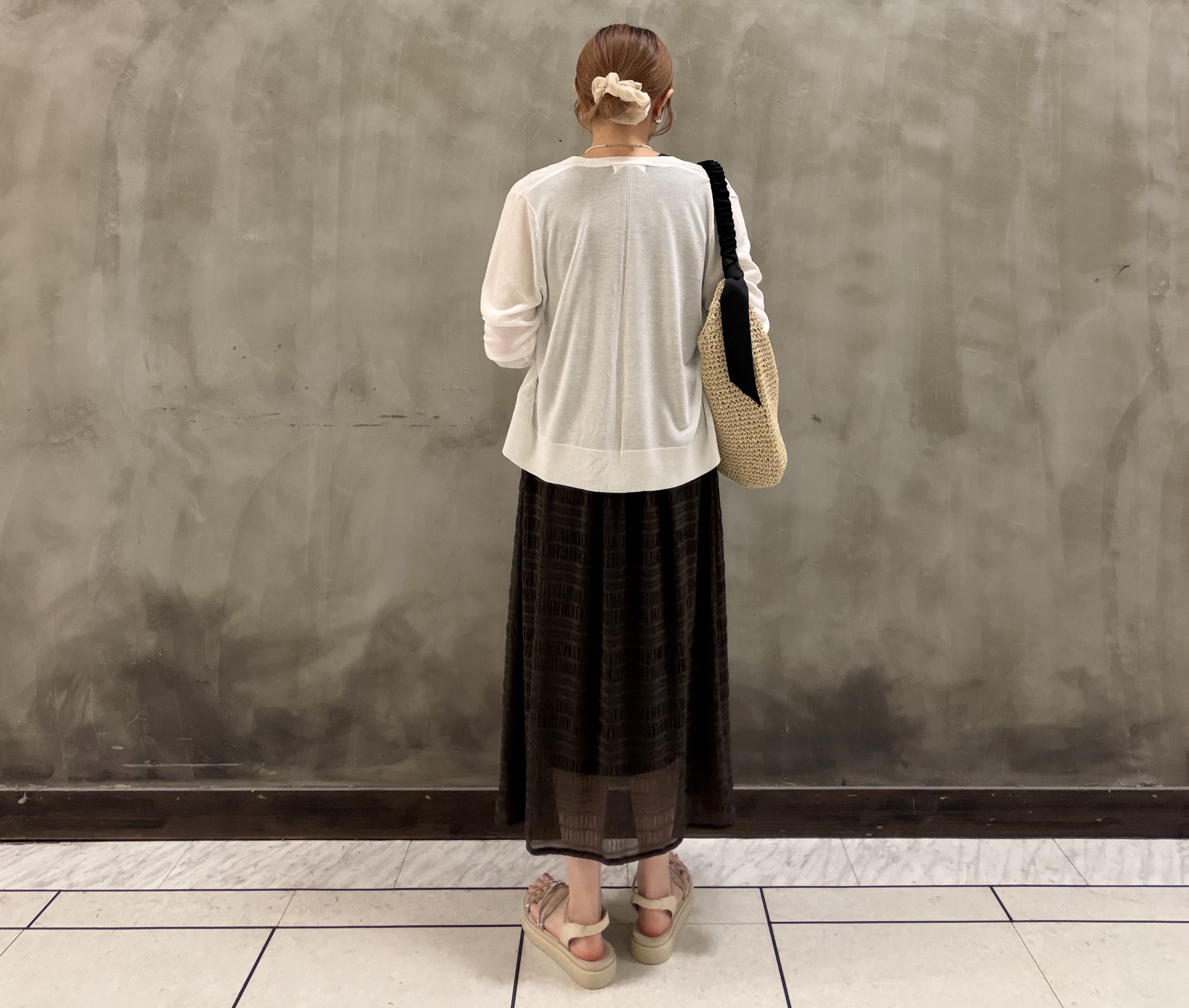 maiさんの「grove｜高評価！【接触冷感／UVカットetc】ベーシックショートカーディガン」を使ったコーディネート