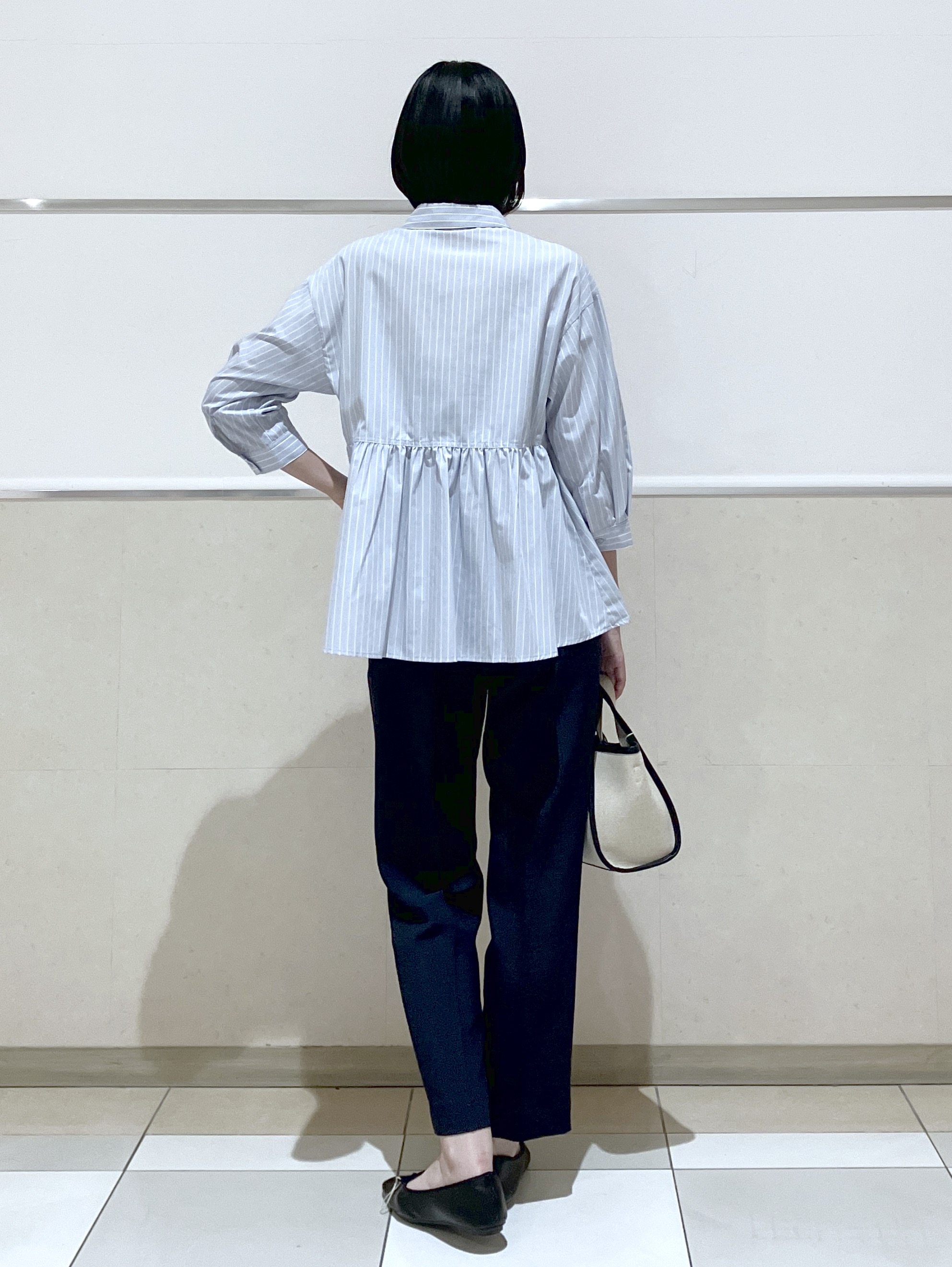 eriko さんの「Dessin｜【洗える】切替フレアシルエットシャツ」を使ったコーディネート