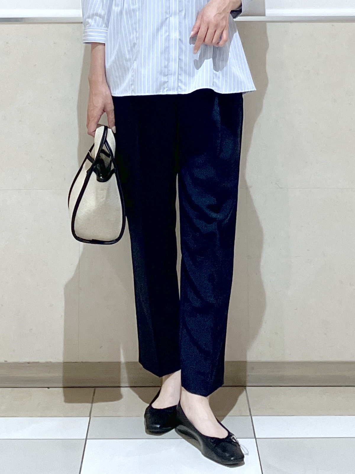 eriko さんの「Dessin｜【洗える】切替フレアシルエットシャツ」を使ったコーディネート