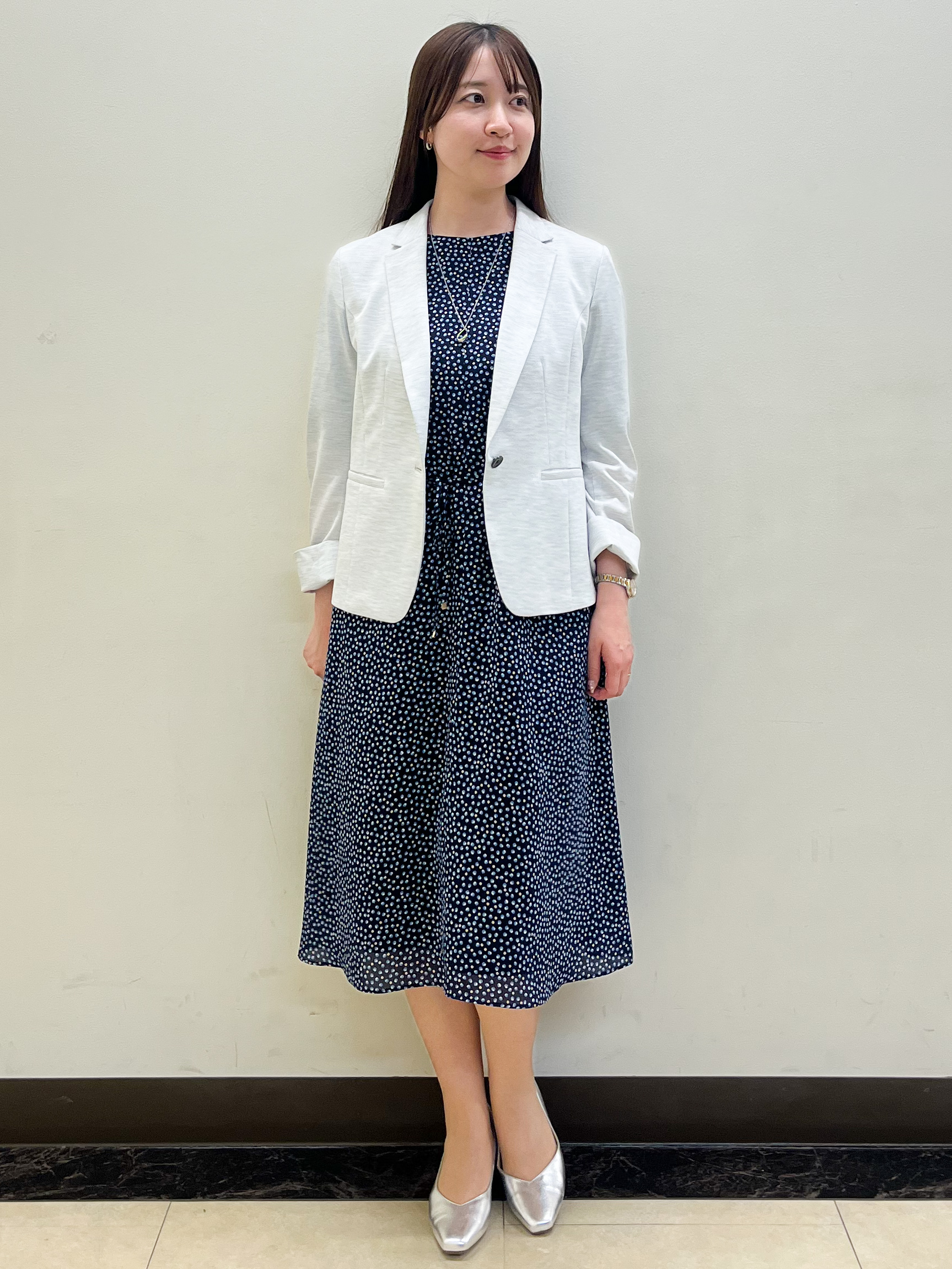 mikikoさんの「Reflect｜【SS-4Lサイズ／UVカット／接触冷感】匠ジャケット／ベーシックテーラード」を使ったコーディネート