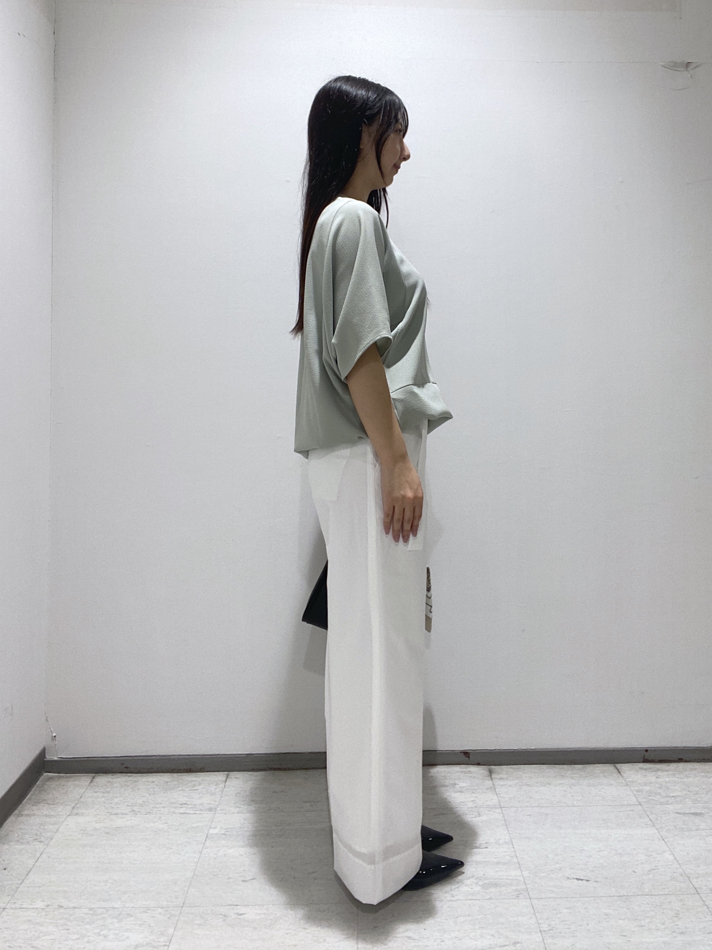meiさんの「INDIVI｜【洗える／2WAY／裾ドロスト付き】 ドルマンスリーブチュニックトップス」を使ったコーディネート