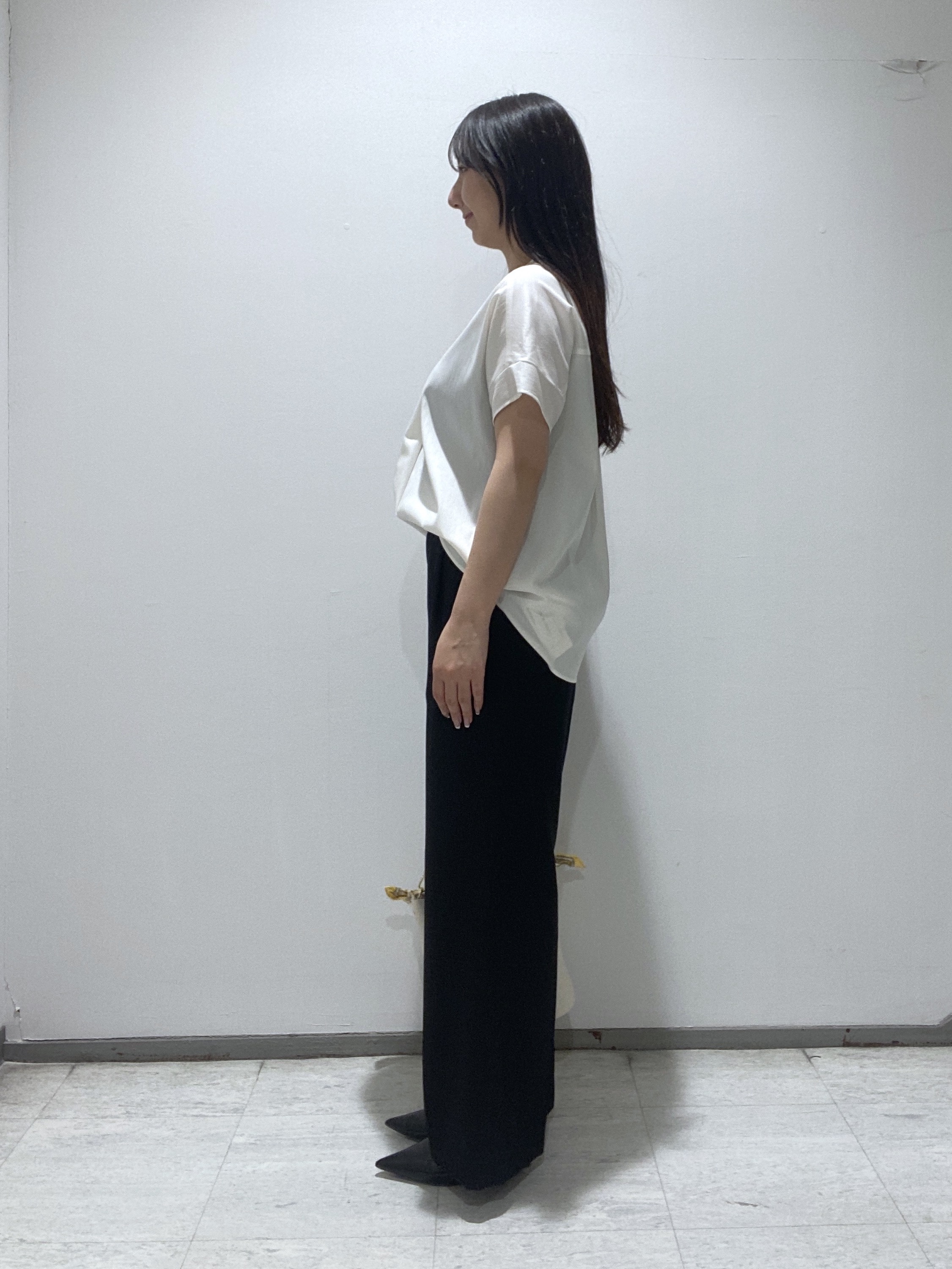 meiさんの「INDIVI｜【洗える／SETUP可能】スキッパーブラウス」を使ったコーディネート
