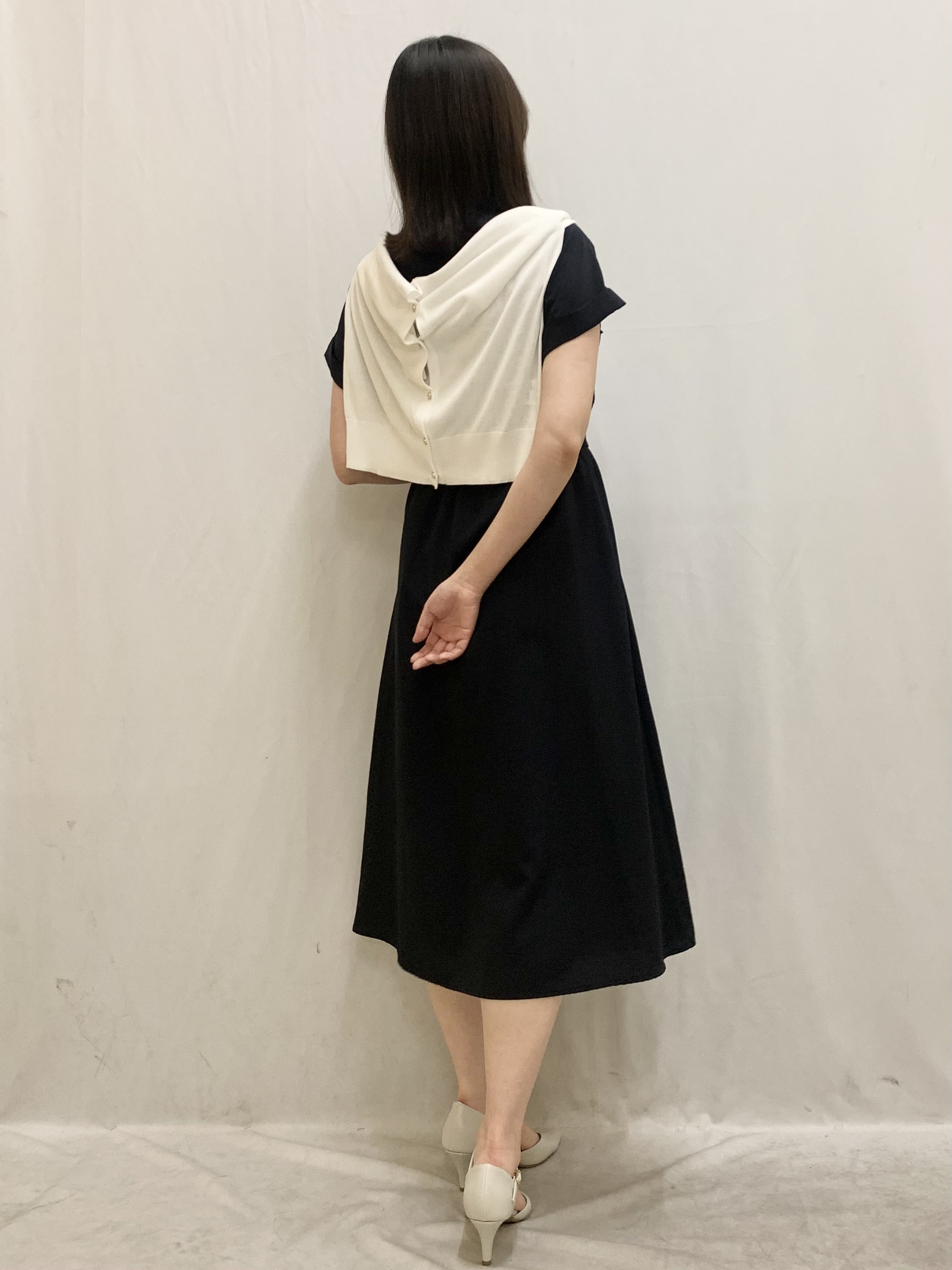 kasumiさんの「index｜ダブルポケットスキッパーワンピース【防シワ／洗濯機OK】《XS～3L／6col》」を使ったコーディネート