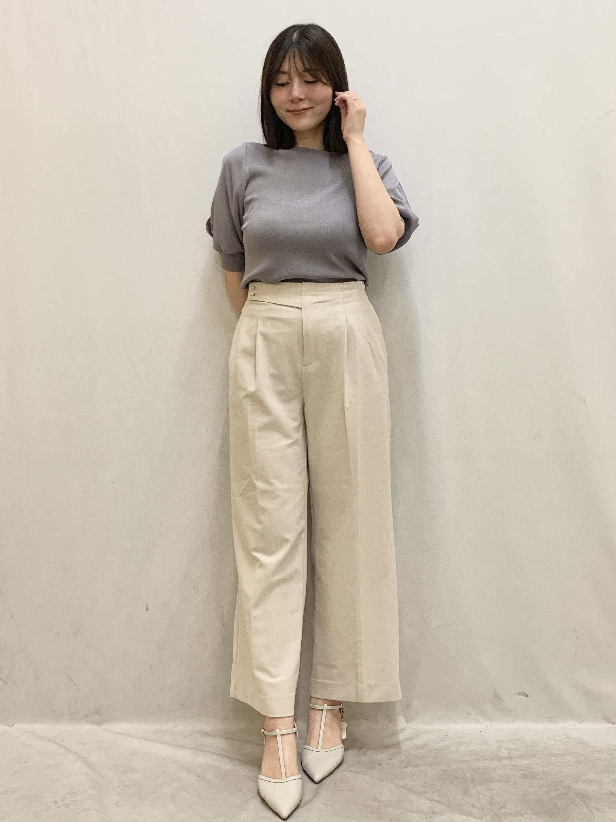kasumiさんの「index｜【接触冷感】ビジューボタンカーディガン《抗ピリング／洗濯機OK》」を使ったコーディネート