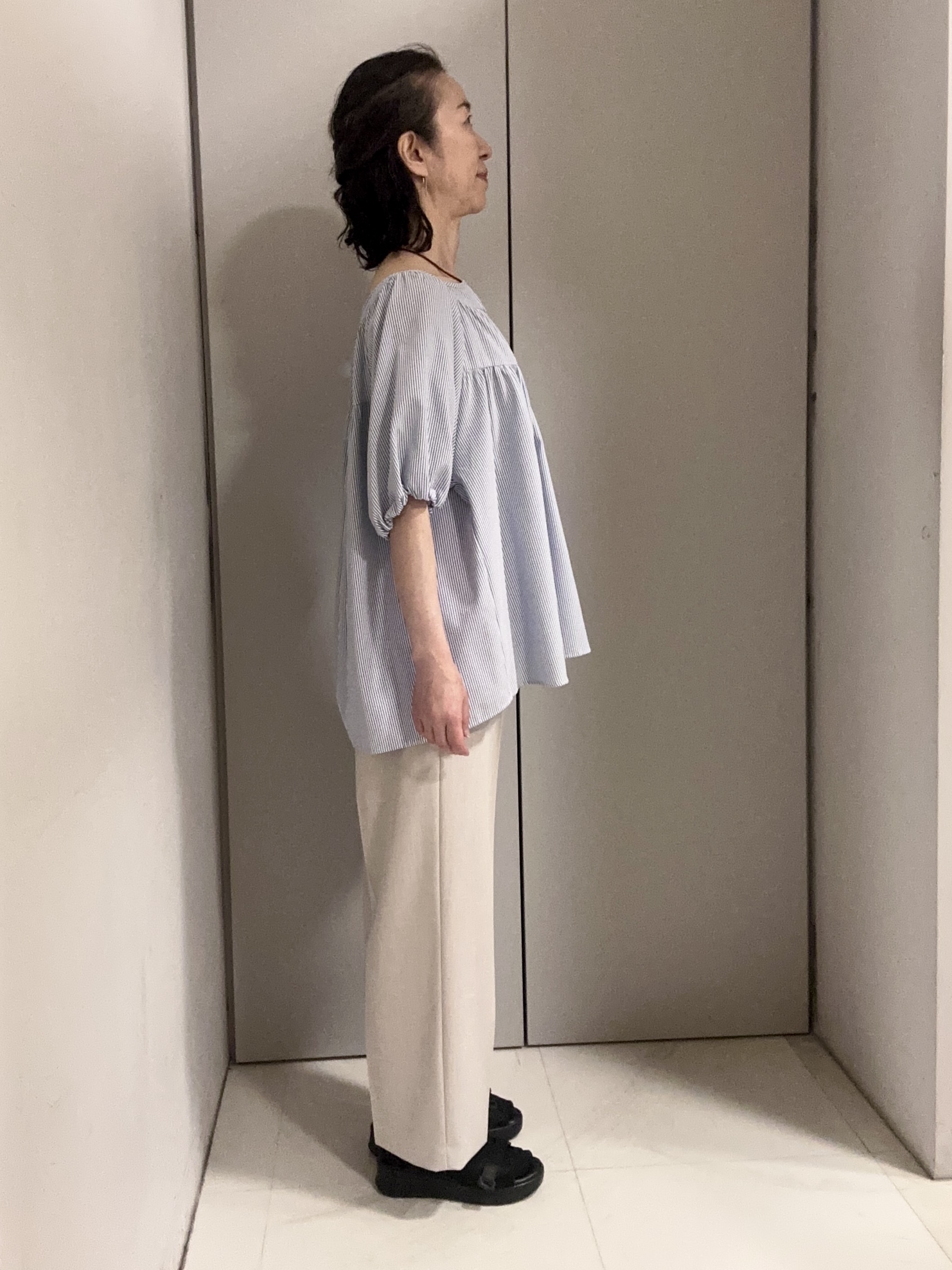 Kouさんの「Reflect｜ギャザーデザインブラウス」を使ったコーディネート