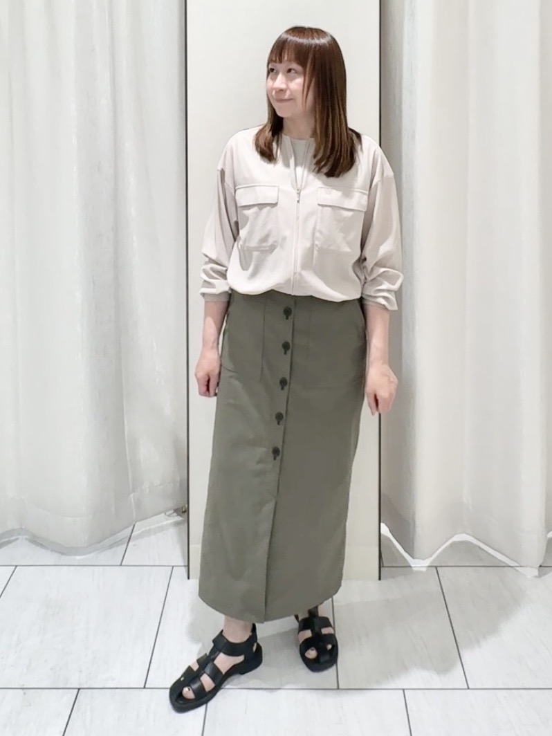 ʏᴜᴋɪᴋᴏさんの「UNTITLED｜【古畑星夏さん着用/洗える】シアーブルゾン」を使ったコーディネート