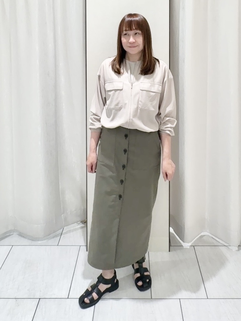 ʏᴜᴋɪᴋᴏさんの「UNTITLED｜【古畑星夏さん着用/洗える】シアーブルゾン」を使ったコーディネート