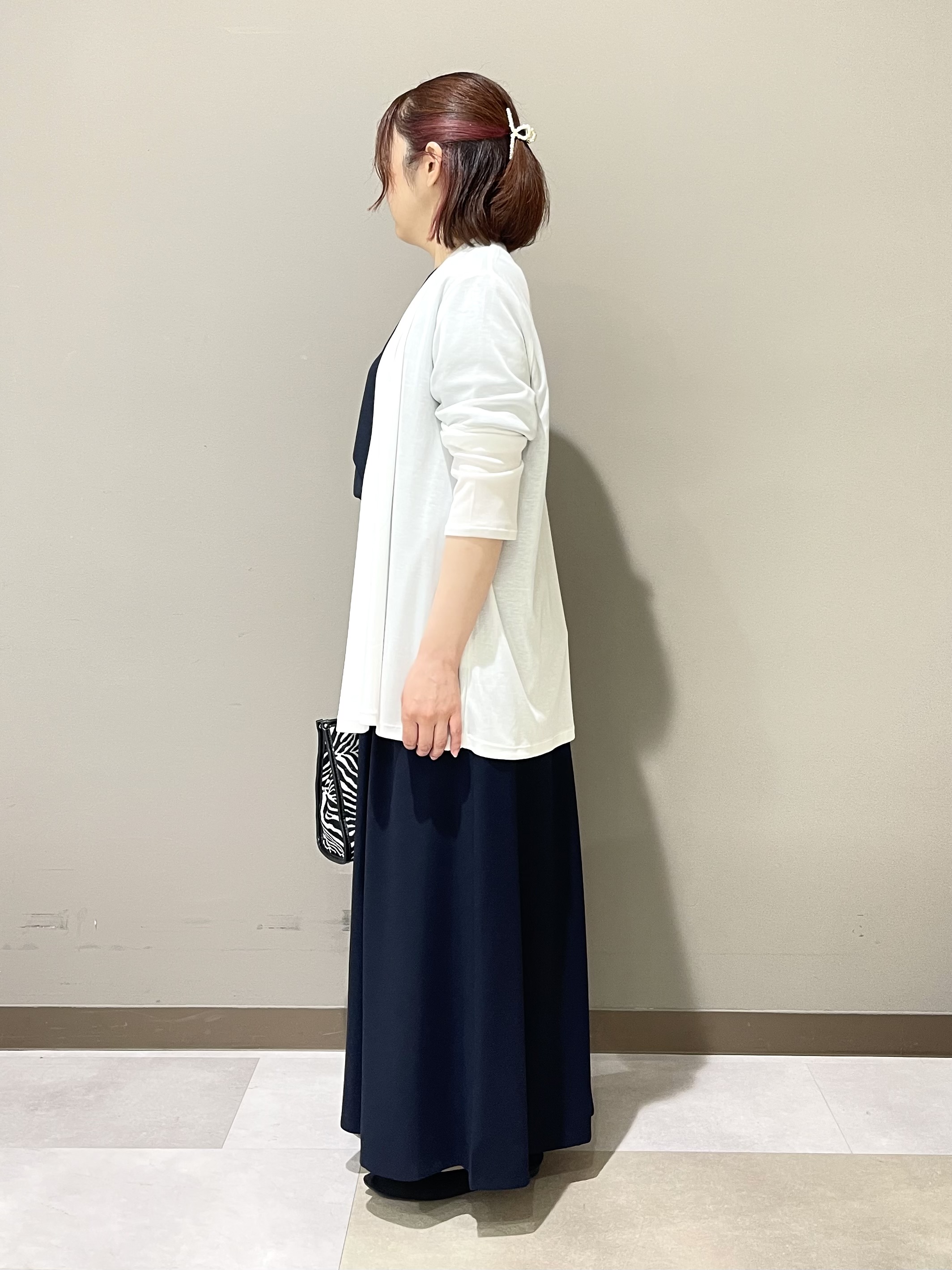 Tomoさんの「UNTITLED｜【接触冷感/UVカット/遮熱機能】フライスジャージカーディガン」を使ったコーディネート