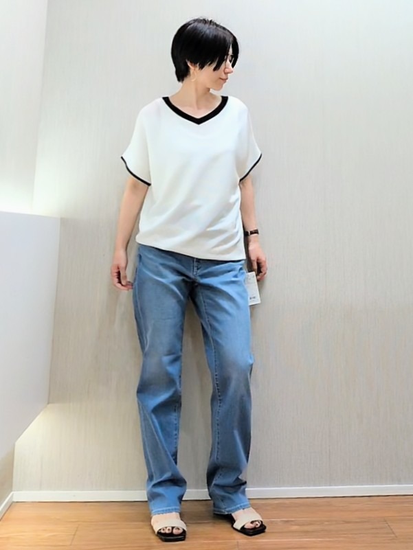 ミズタさんの「UNTITLED｜【古畑星夏さん着用/洗える】シアーブルゾン」を使ったコーディネート