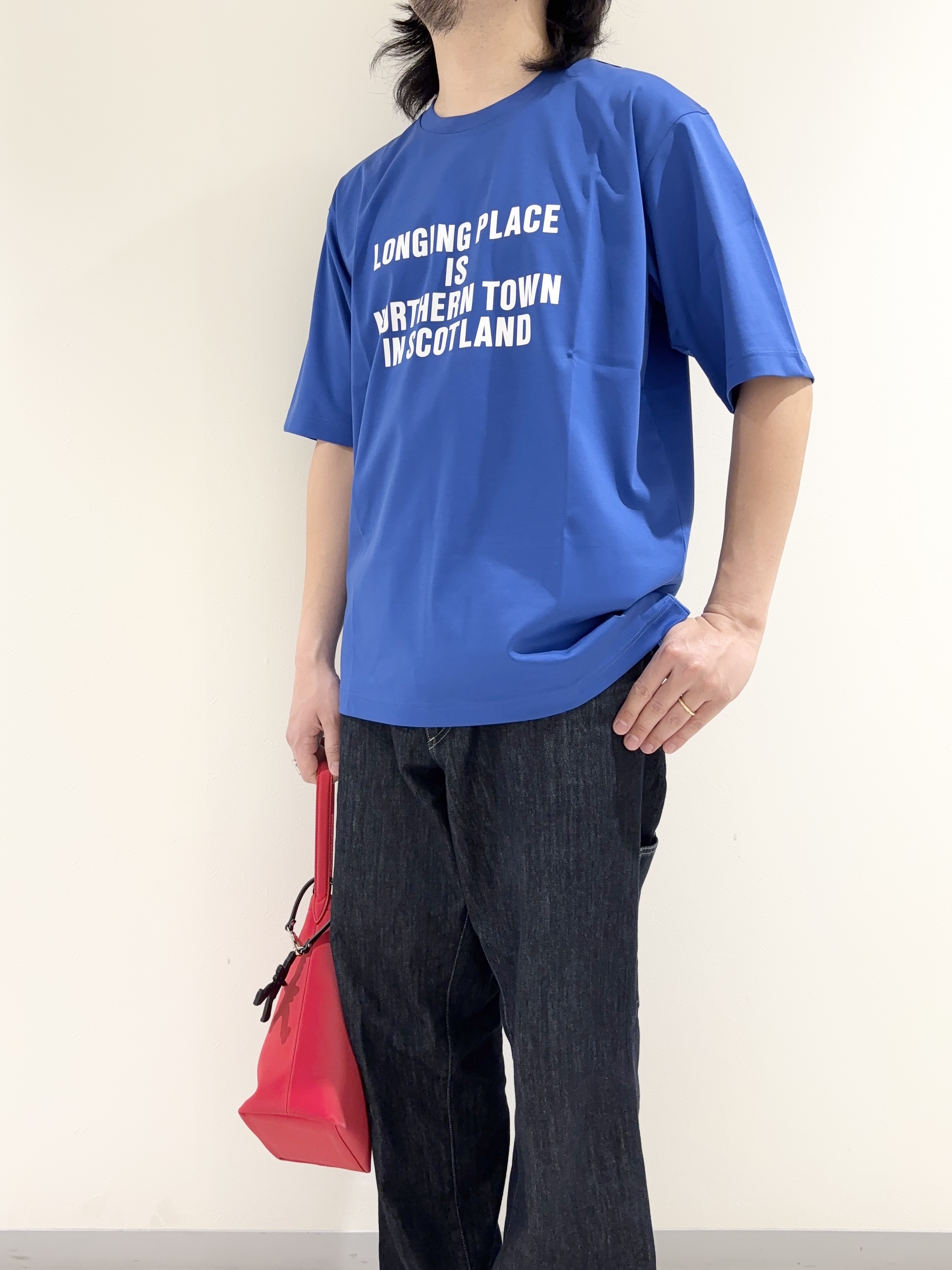 及川さんの「TAKEO KIKUCHI｜【BOWLER HAT LABEL】アイスクリアコットン バッククロスピストル 半袖Tシャツ」を使ったコーディネート