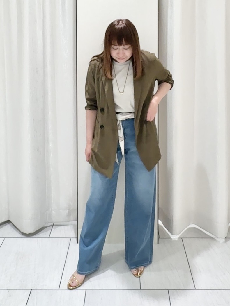 ʏᴜᴋɪᴋᴏさんの「UNTITLED｜【セットアップ可/接触冷感/通気性】ドライシアーダブルジャケット」を使ったコーディネート