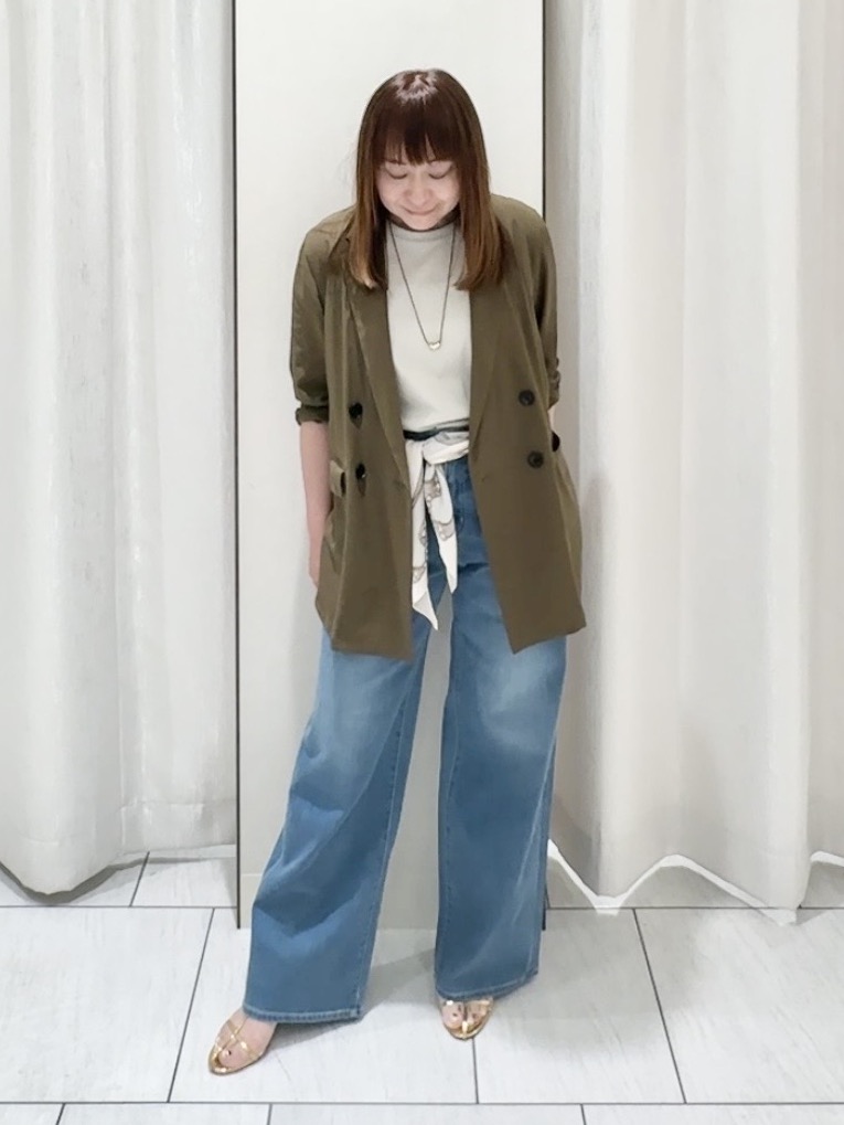 ʏᴜᴋɪᴋᴏさんの「UNTITLED｜【セットアップ可/接触冷感/通気性】ドライシアーダブルジャケット」を使ったコーディネート
