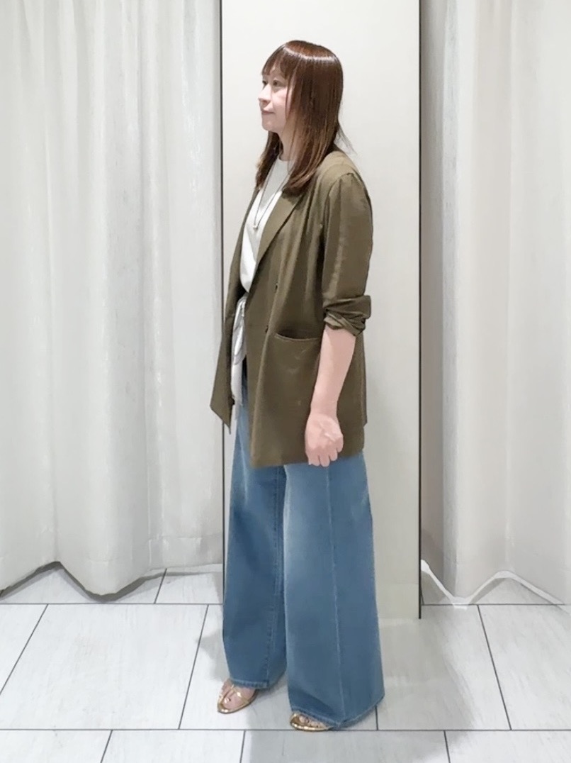 ʏᴜᴋɪᴋᴏさんの「UNTITLED｜【セットアップ可/接触冷感/通気性】ドライシアーダブルジャケット」を使ったコーディネート
