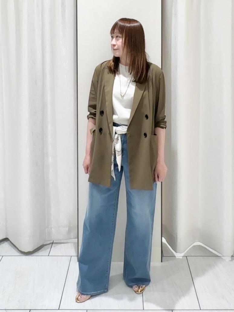 ʏᴜᴋɪᴋᴏさんの「UNTITLED｜【セットアップ可/接触冷感/通気性】ドライシアーダブルジャケット」を使ったコーディネート
