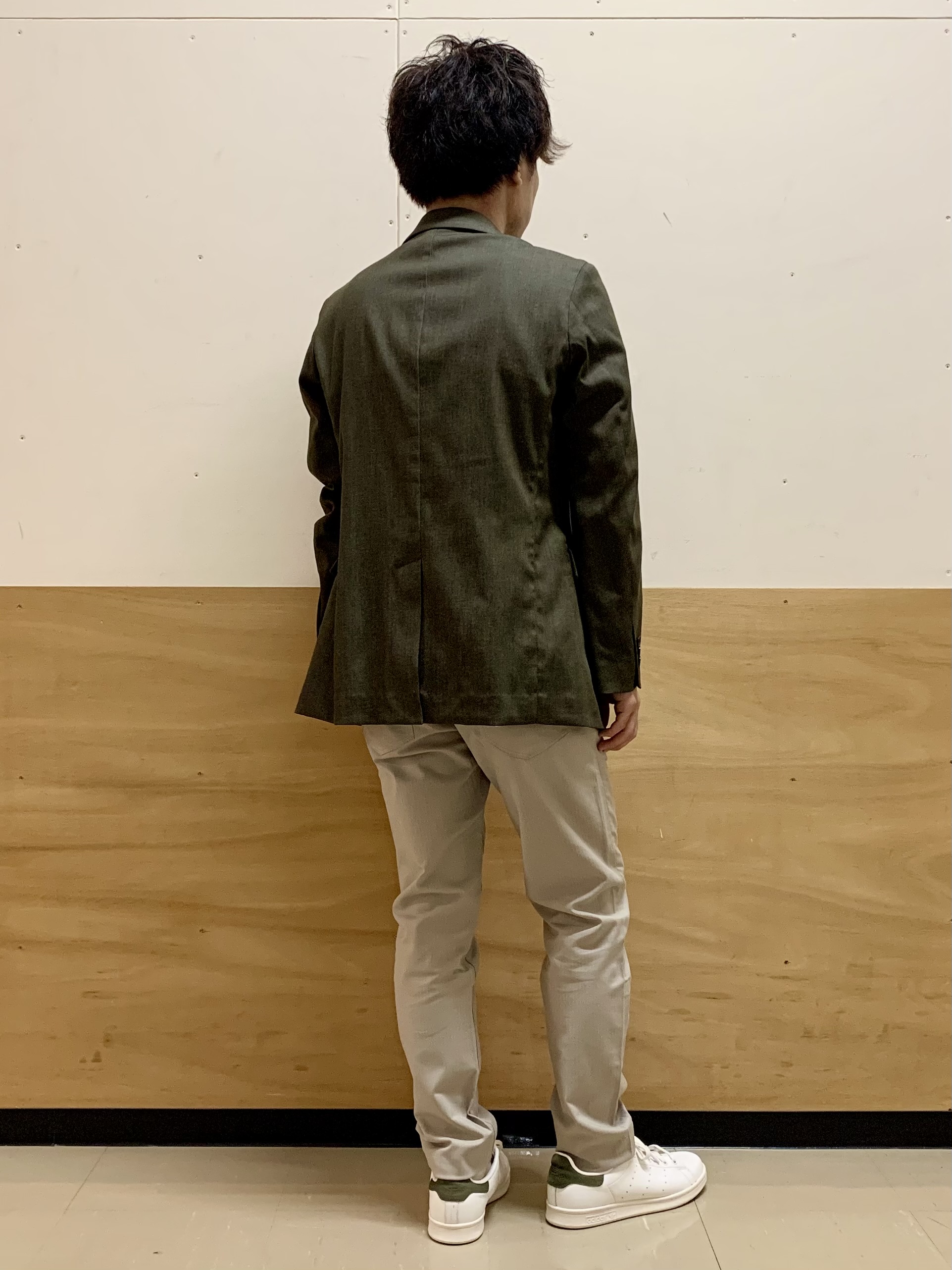 MATUさんの「THE SHOP TK｜ライトエバーデニム ジャケット 洗濯機OK/ストレッチ/セットアップ可」を使ったコーディネート