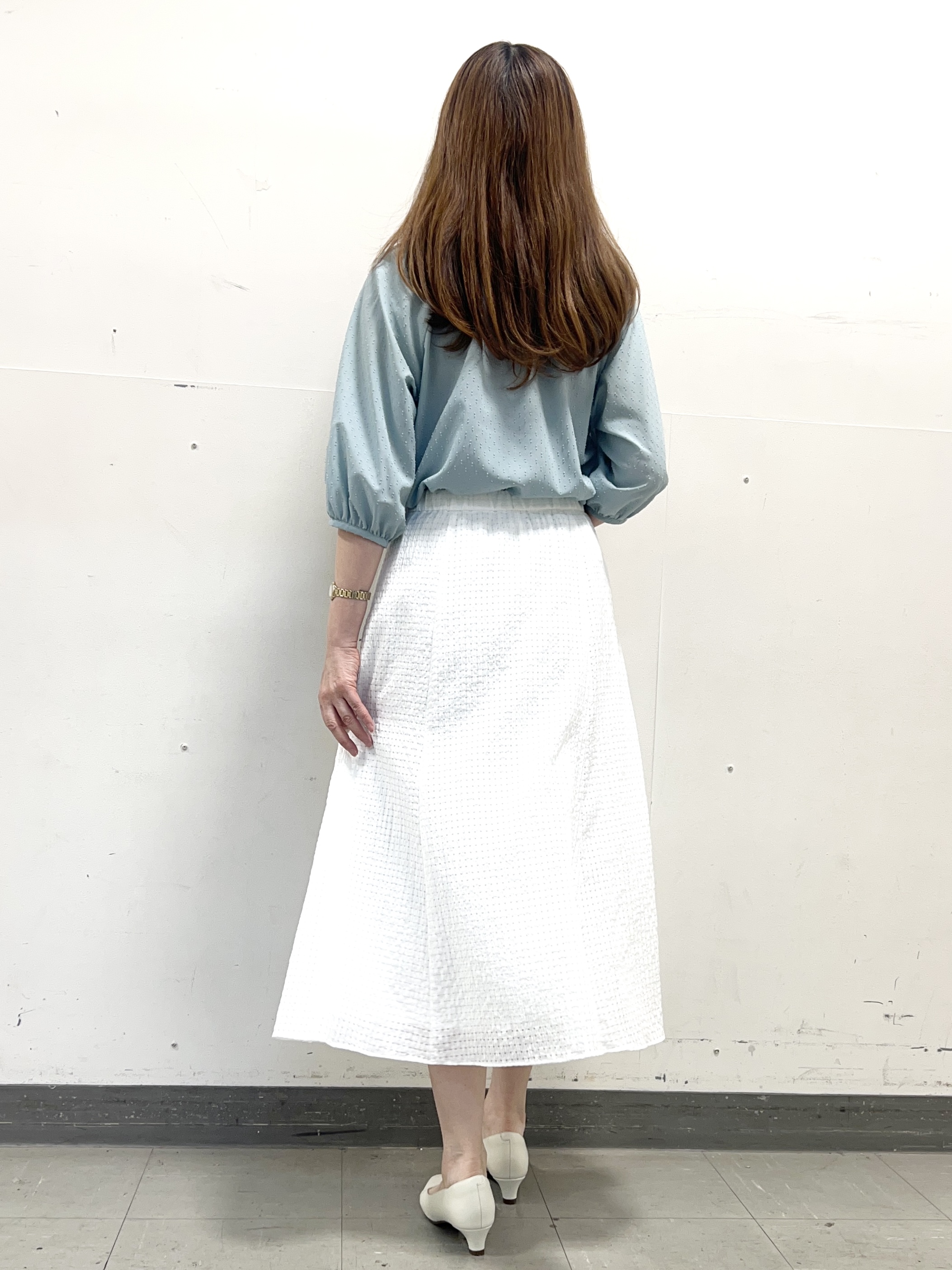 yuさんの「Reflect｜フロントボタンデザインブラウス」を使ったコーディネート