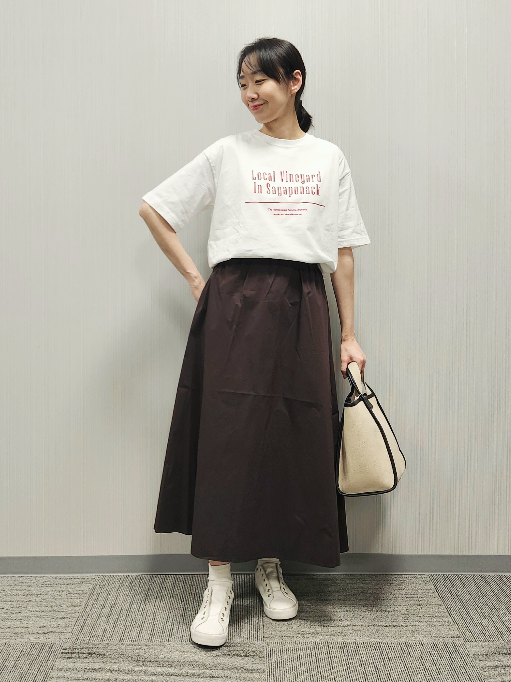 naraさんの「Dessin｜【洗える】シアーナイロンジップブルゾン」を使ったコーディネート