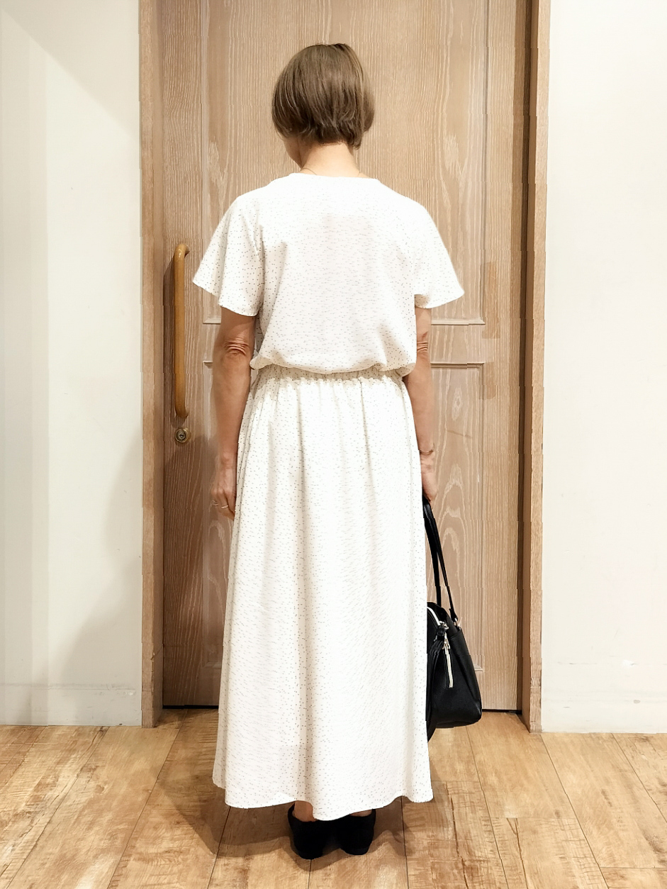 YUKIさんの「SHOO･LA･RUE｜【ひんやり/UV/セットアップ可】洗濯後しわになりにくい スキッパーブラウス」を使ったコーディネート