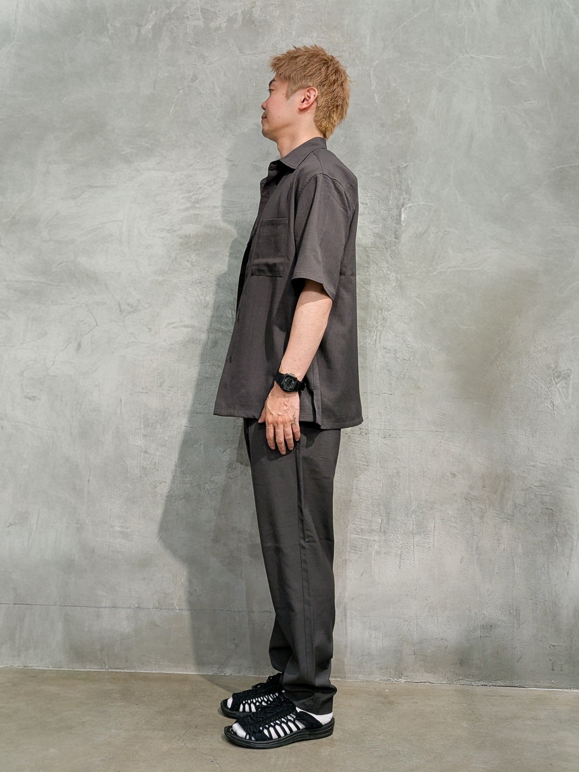 daiさんの「THE SHOP TK｜LITE TEX ダブルフラップ半袖シャツ 接触冷感/吸水速乾/UVカット/アンチピリング/イージー」を使ったコーディネート