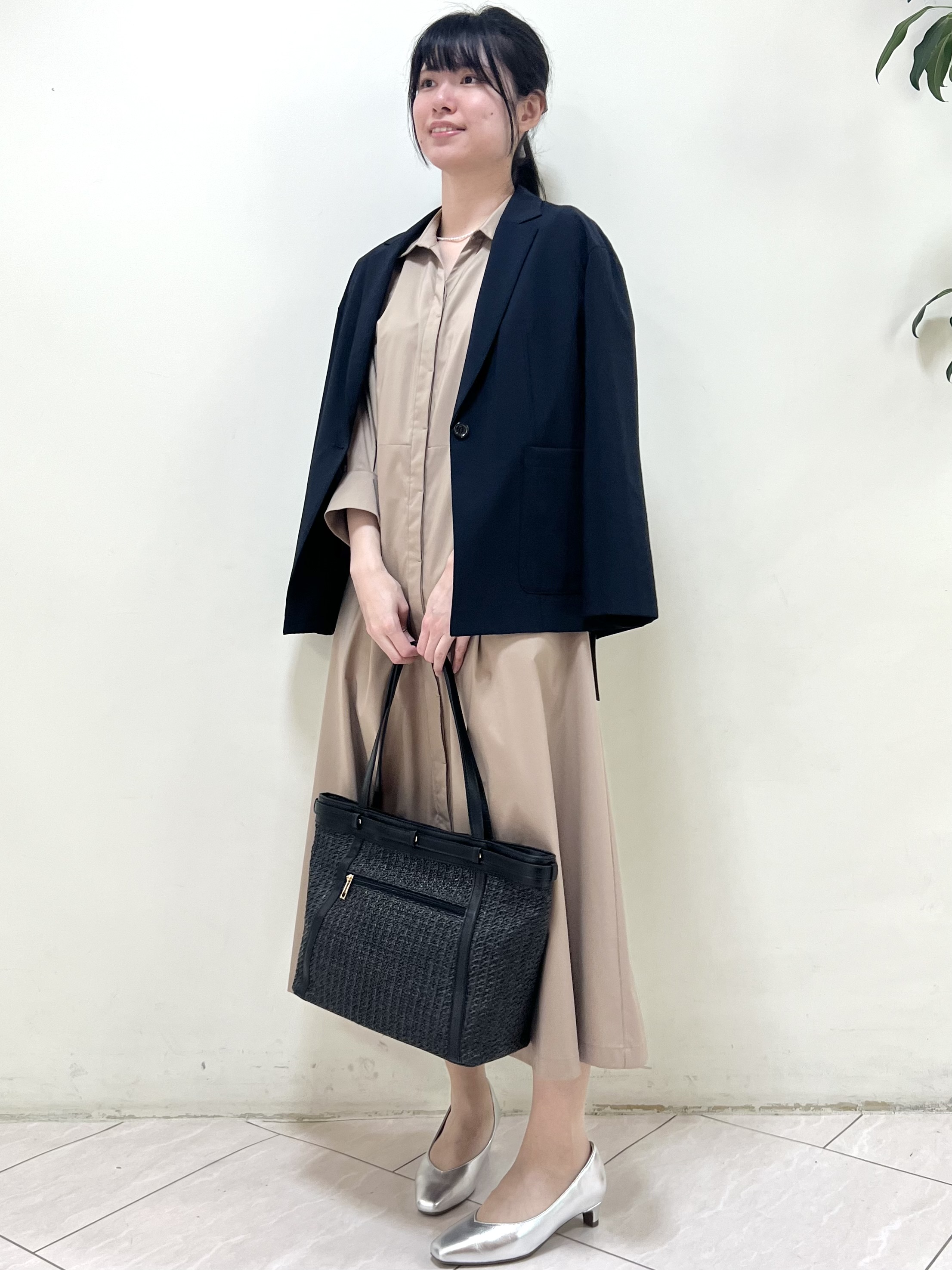 yanaさんの「Reflect｜【SS-4Lサイズ／接触冷感／シワになりにくい】リラクシーテーラードジャケット」を使ったコーディネート