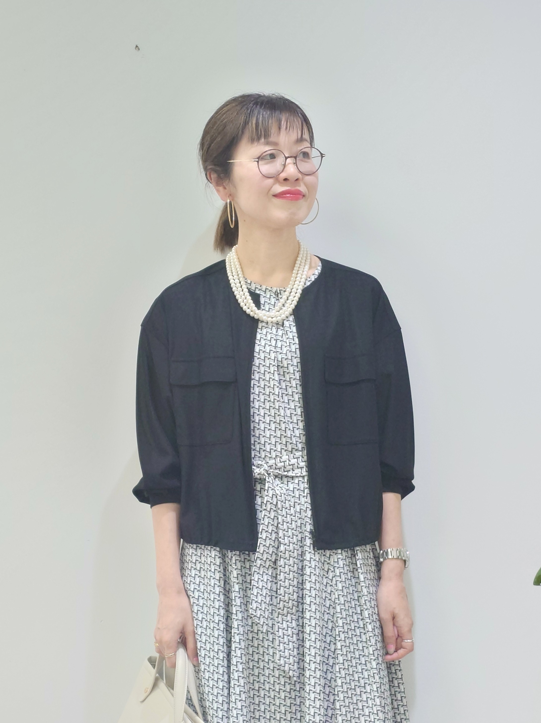 MUTSUKOさんの「UNTITLED｜【古畑星夏さん着用/洗える】シアーブルゾン」を使ったコーディネート