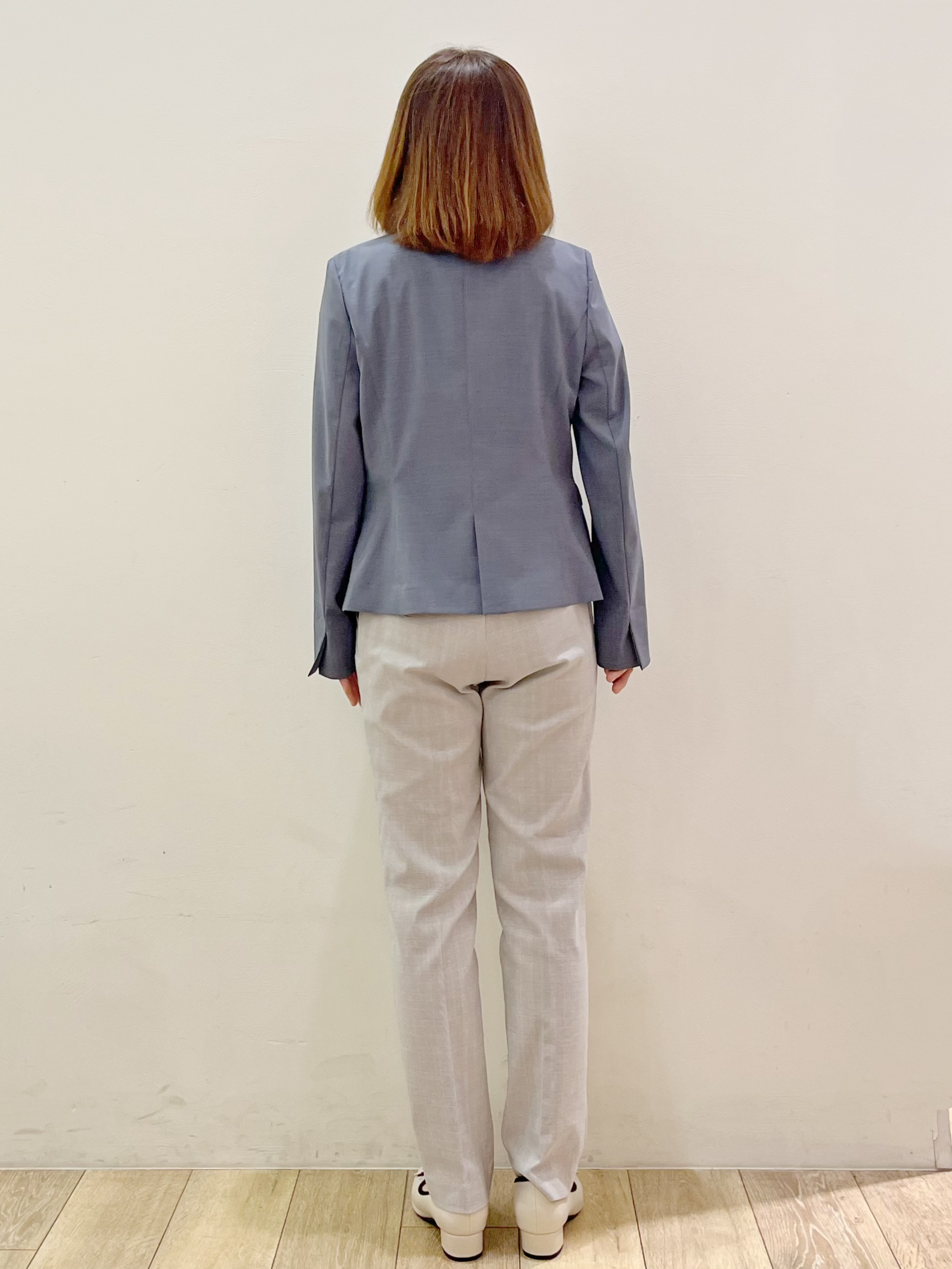 kcさんの「OPAQUE.CLIP｜【接触冷感／吸水速乾】セットアップ対応ストレッチテーラードジャケット《イージーアイロン／洗濯機OK／」を使ったコーディネート