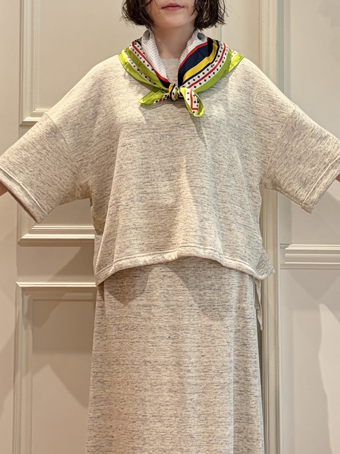 nakaoさんの「DRESSTERIOR｜MADE IN MADA（メイドインマダ）NAVIO バケツバッグ」を使ったコーディネート