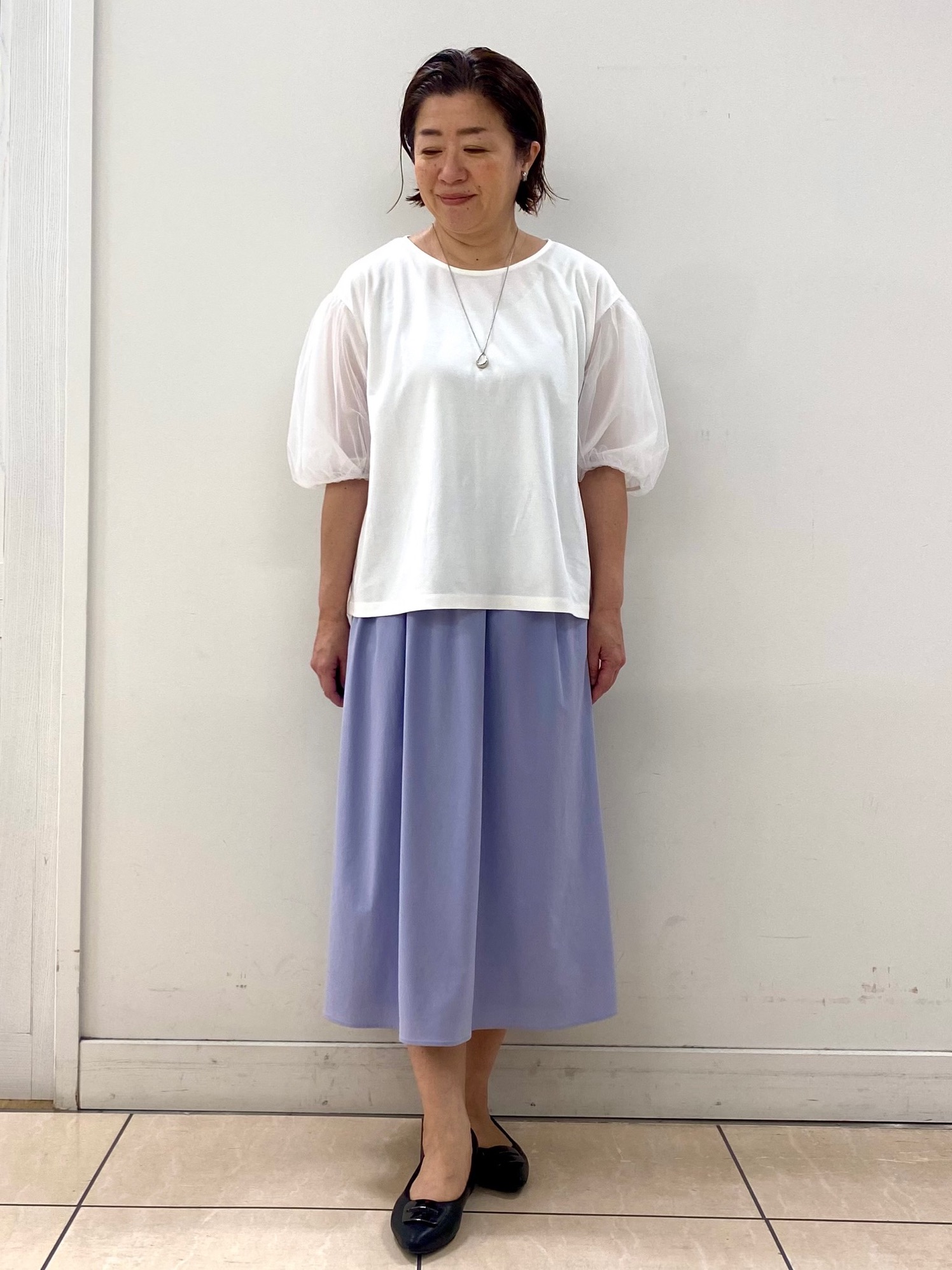 ksmさんの「Reflect｜【セットアップ可】リネンライクジレ」を使ったコーディネート