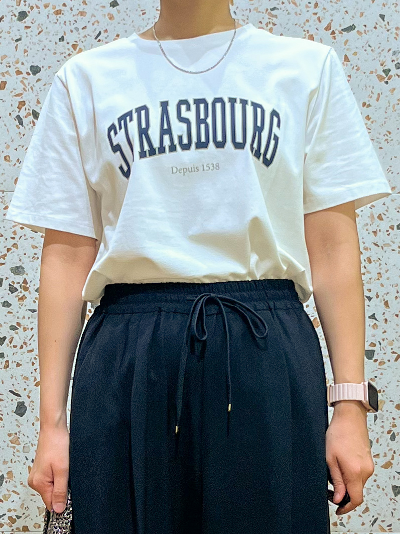 さくらさんの「OPAQUE.CLIP｜アソートロゴTシャツ【洗濯機OK】」を使ったコーディネート
