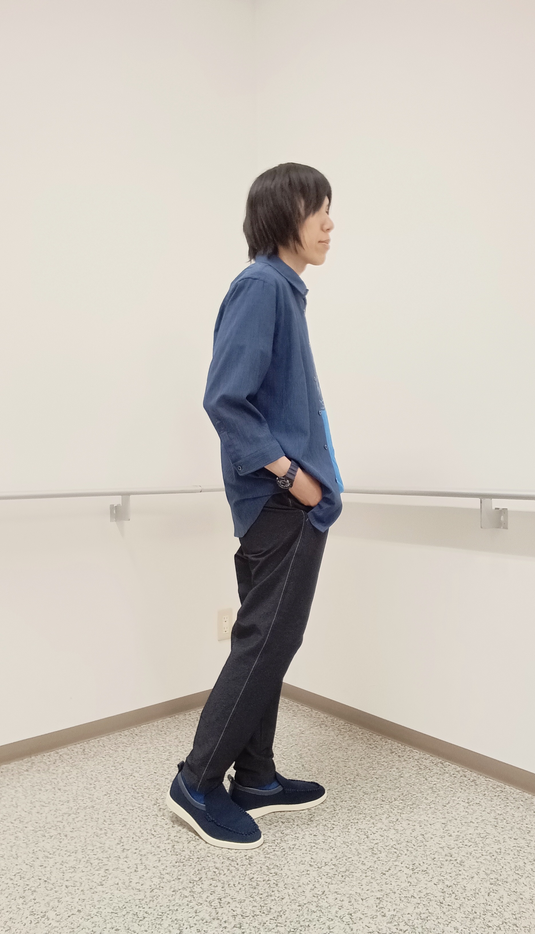moritaさんの「TAKEO KIKUCHI｜【通気性】トリコットサッカー 7分袖シャツ」を使ったコーディネート