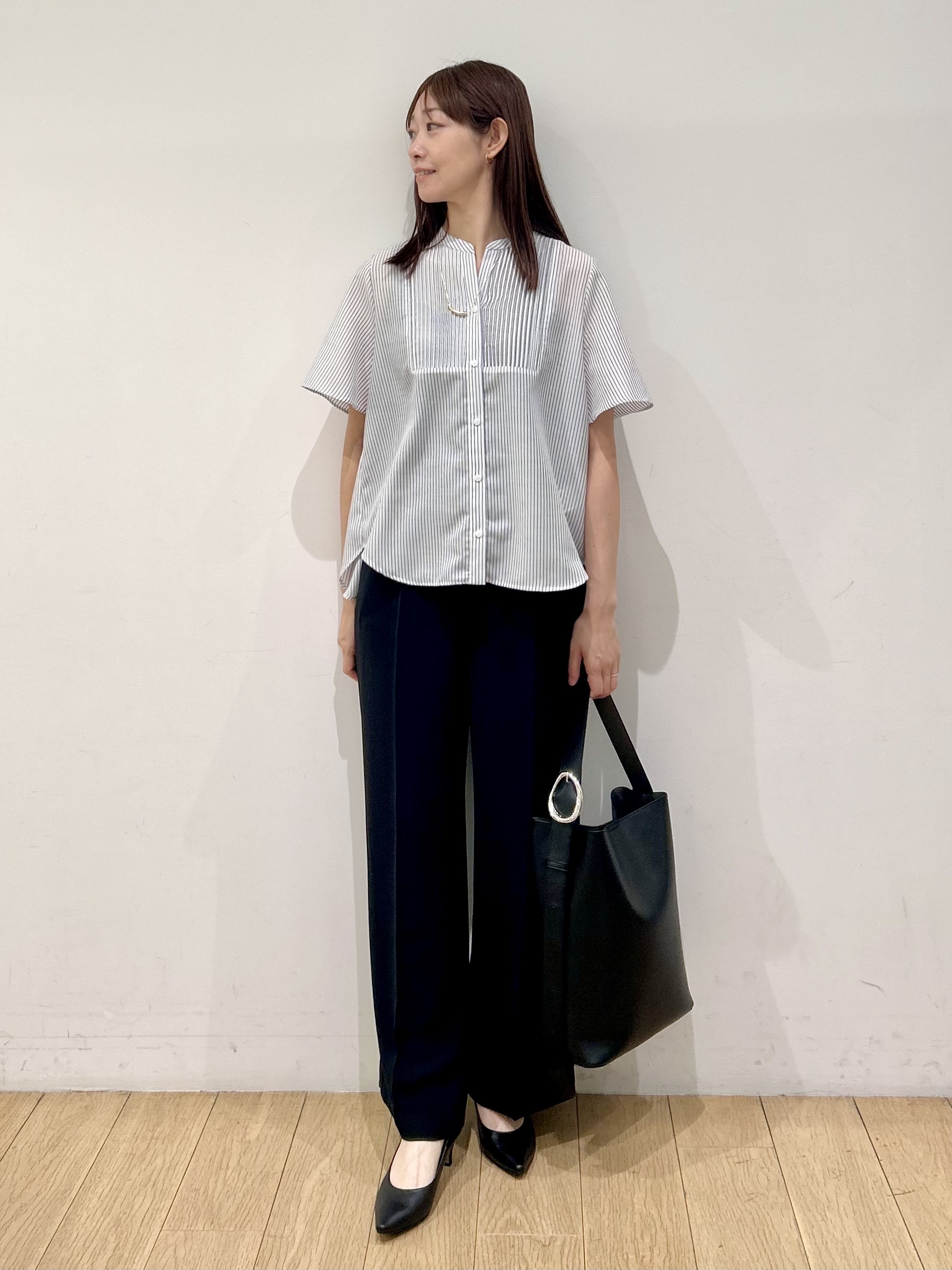 kozueさんの「INDIVI｜【着る日傘】ハーフスリーブダブルジャケット」を使ったコーディネート