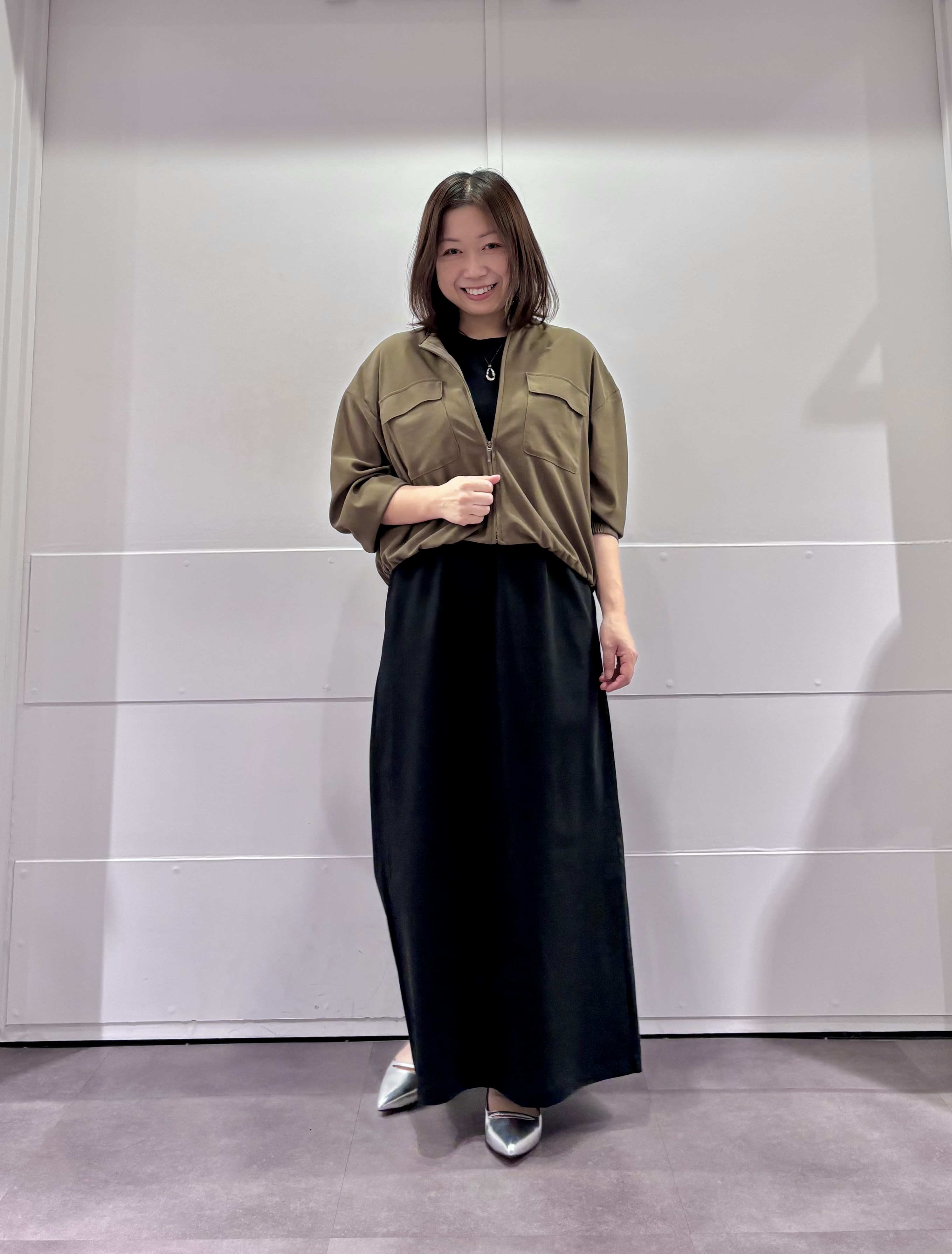 TOKOさんの「UNTITLED｜【古畑星夏さん着用/洗える】シアーブルゾン」を使ったコーディネート