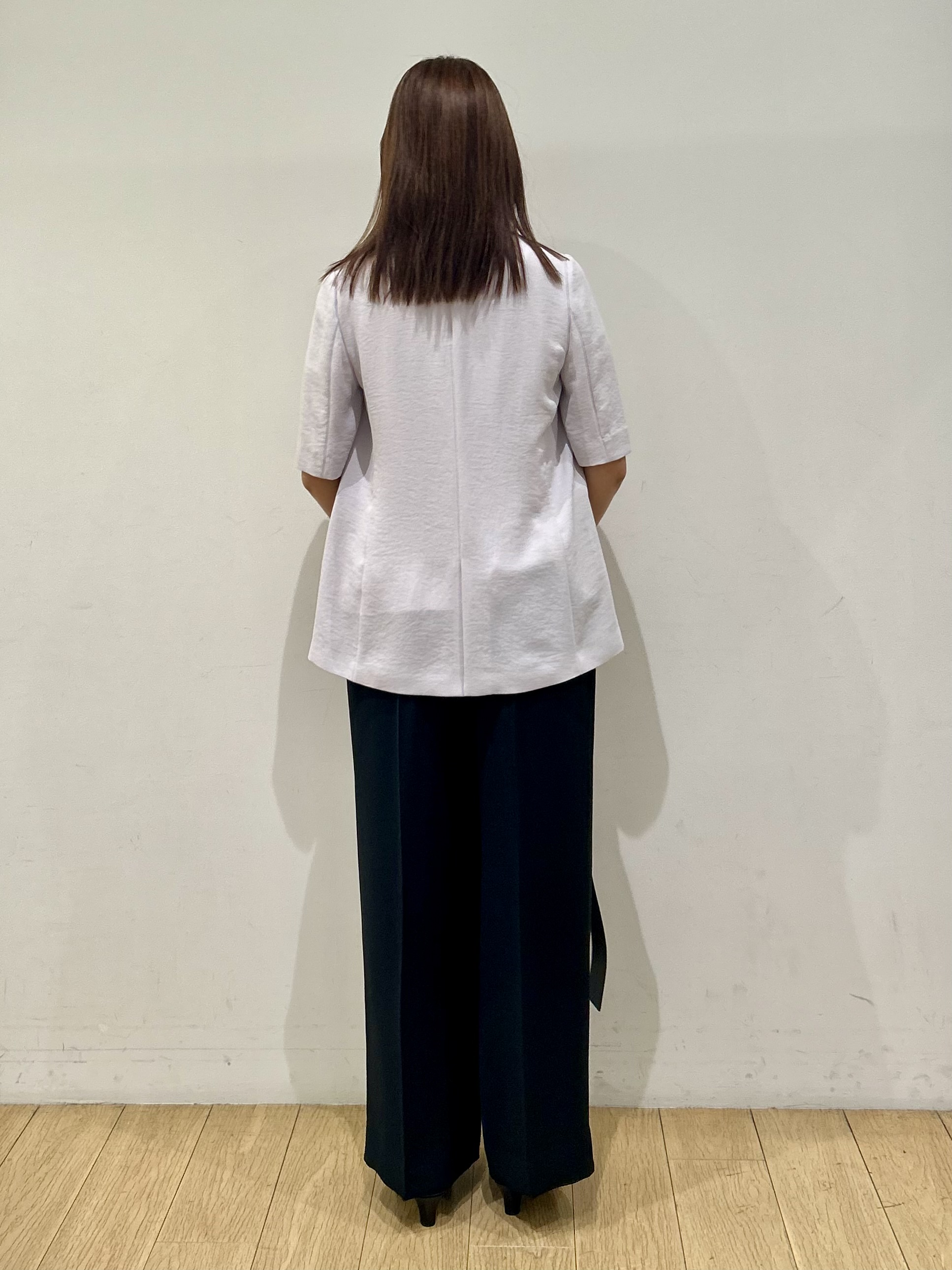 kozueさんの「INDIVI｜【着る日傘】ハーフスリーブダブルジャケット」を使ったコーディネート