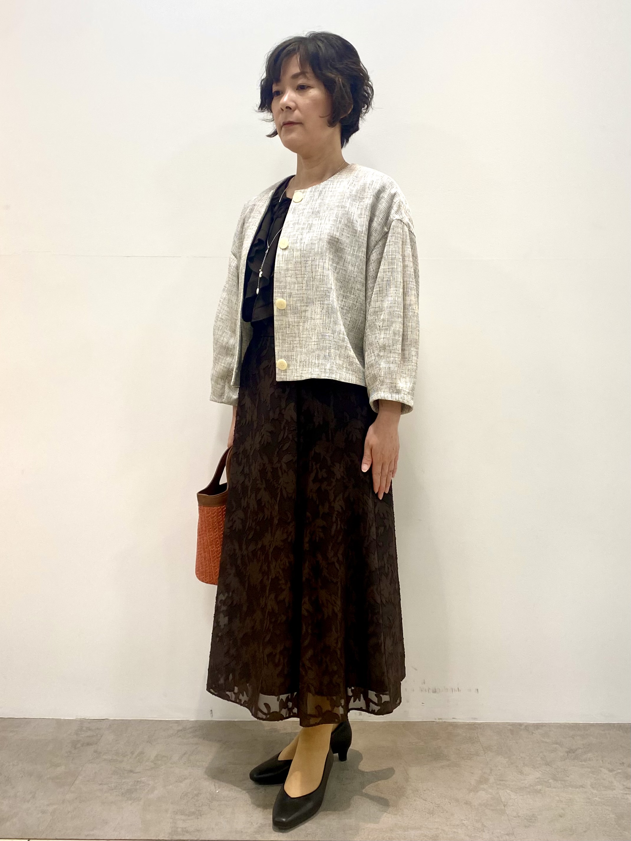 oharaさんの「Reflect｜【選べる2柄／セットアップ可】フレアシルエットスカート」を使ったコーディネート