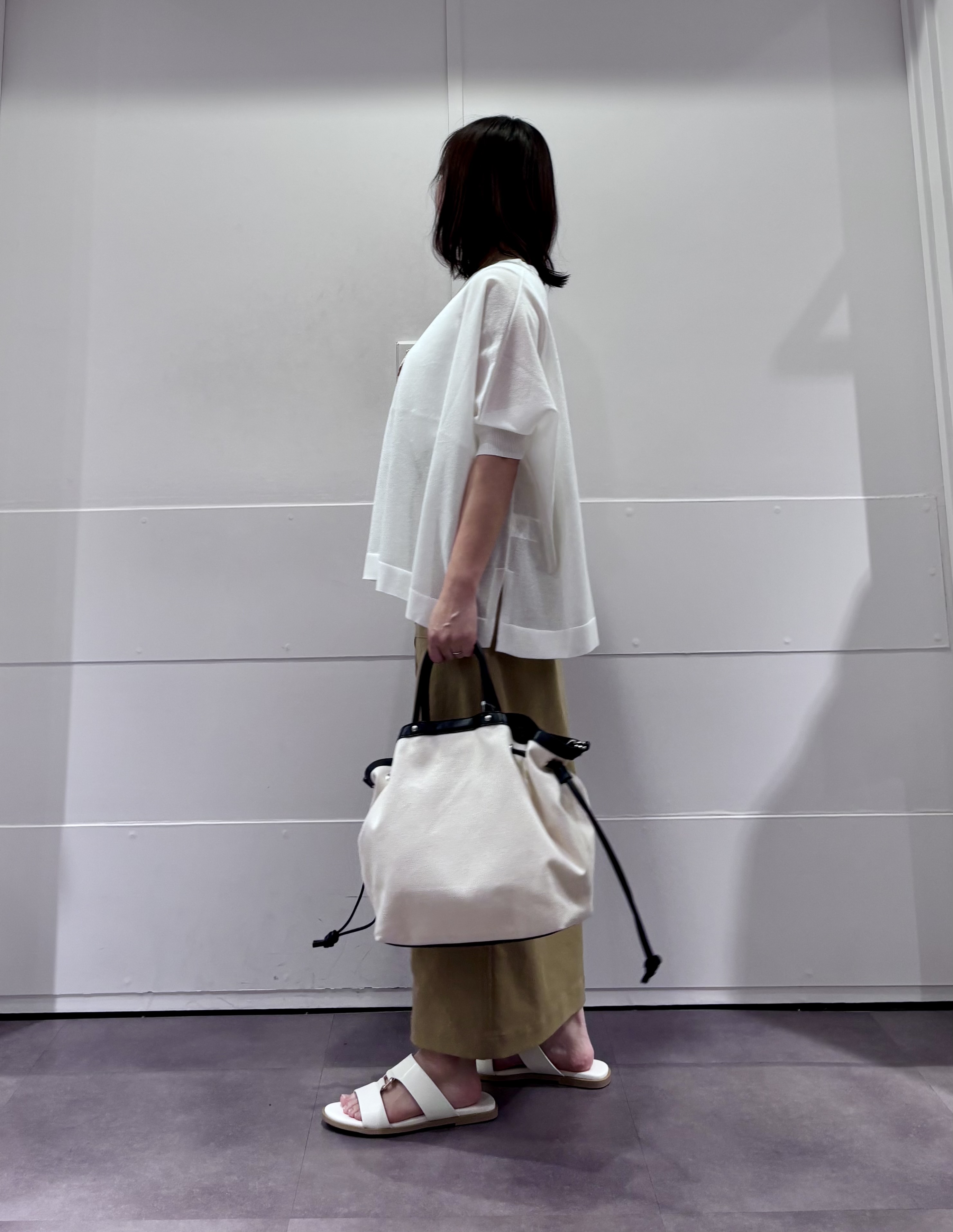 TOKOさんの「UNTITLED｜【アンサンブル可/洗える】シアーレーヨンニット」を使ったコーディネート