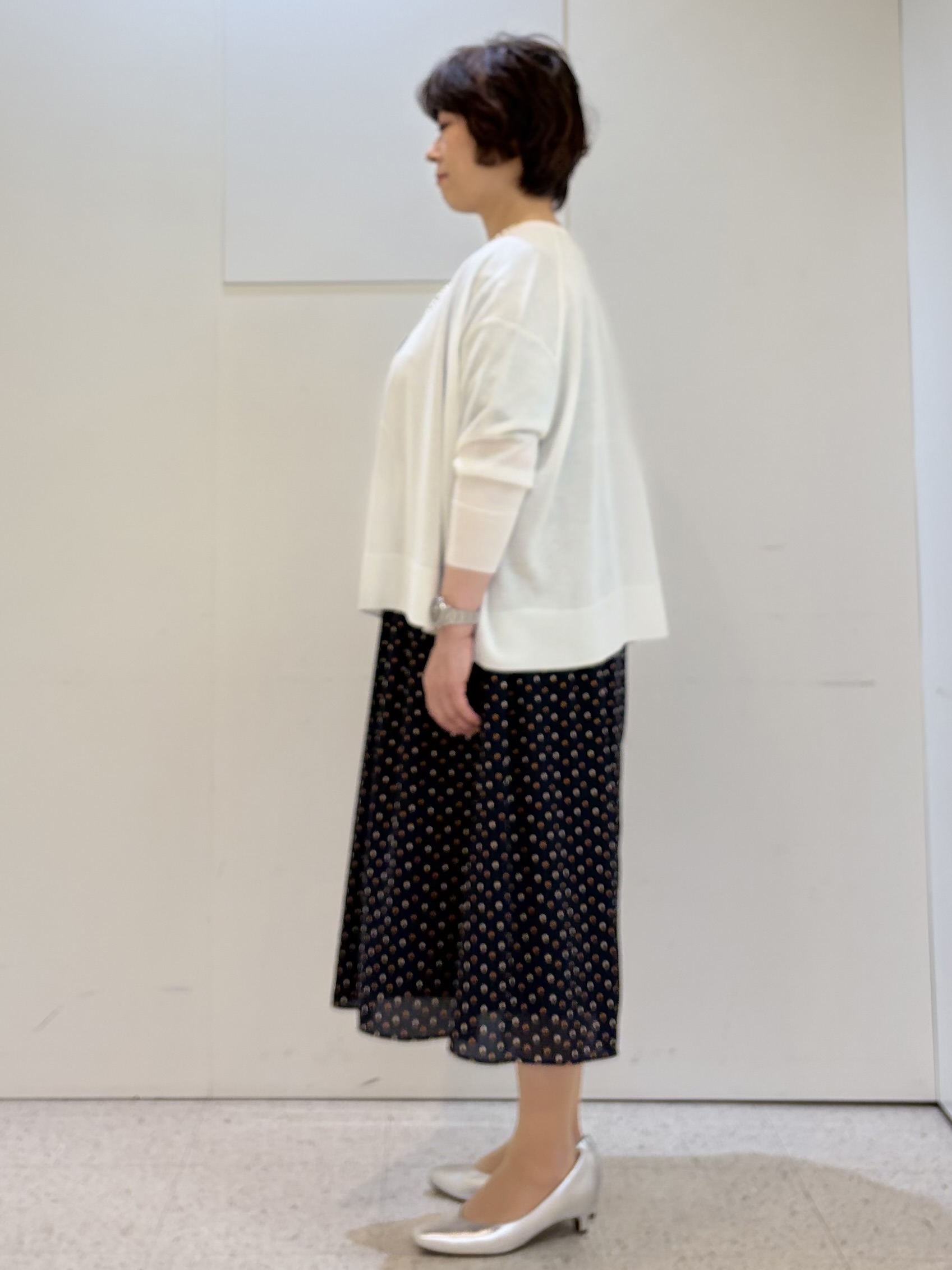 ヤスコさんの「Reflect｜【冷房対策に◎】すっきり見え着流しカーディガン」を使ったコーディネート