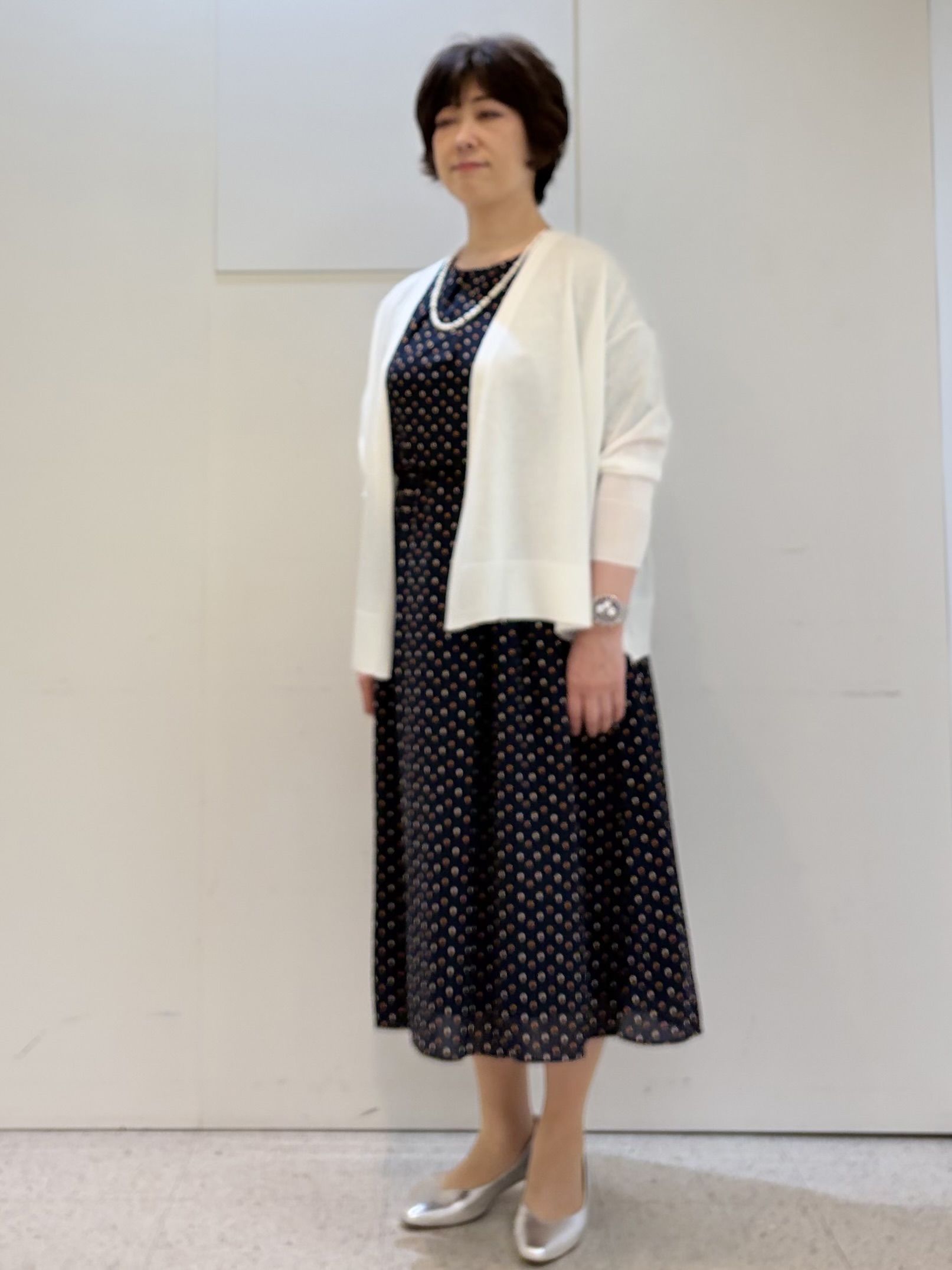 ヤスコさんの「Reflect｜【冷房対策に◎】すっきり見え着流しカーディガン」を使ったコーディネート