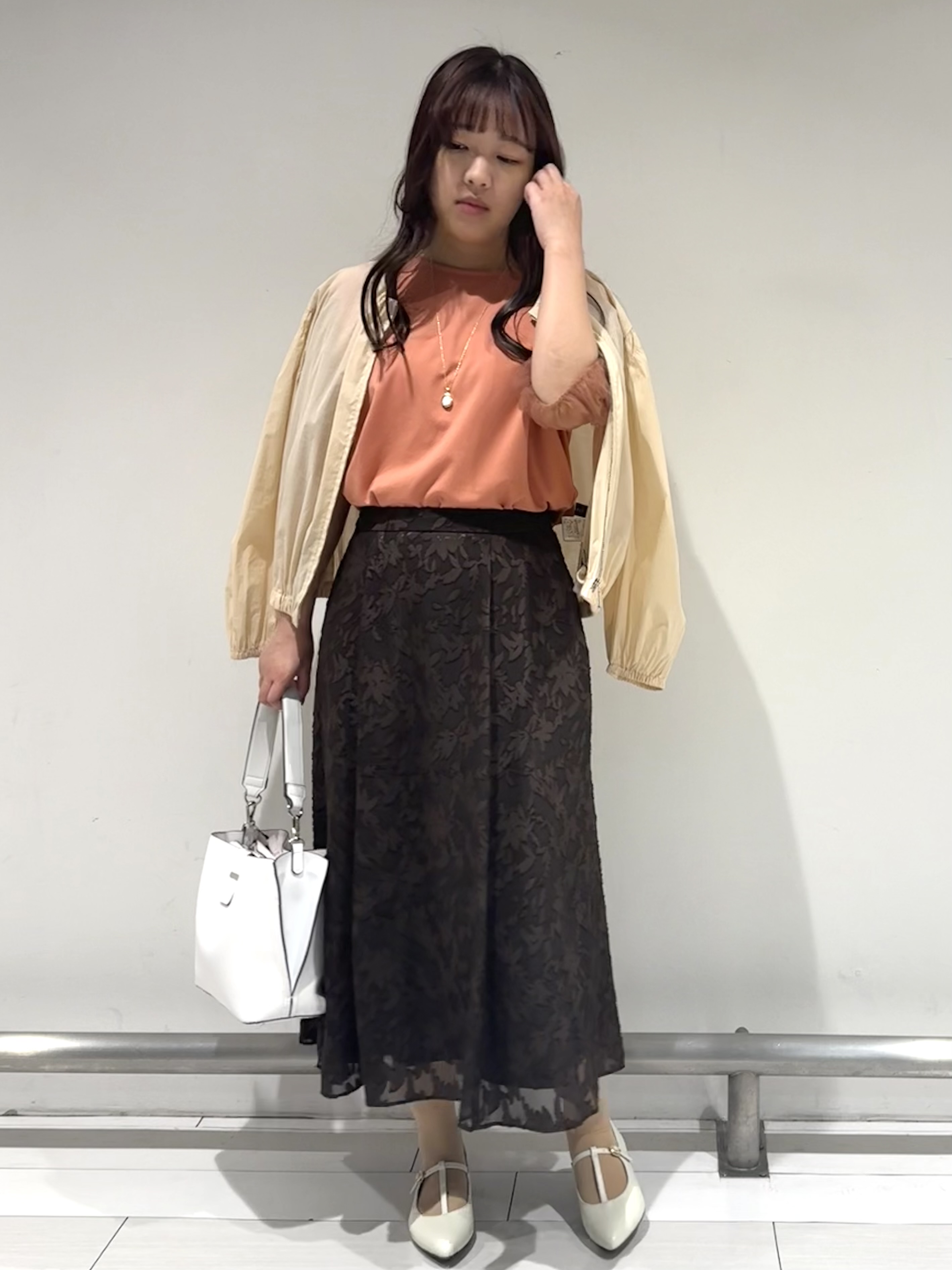 Azusaさんの「Reflect｜フロントファスナーシアーブルゾン」を使ったコーディネート