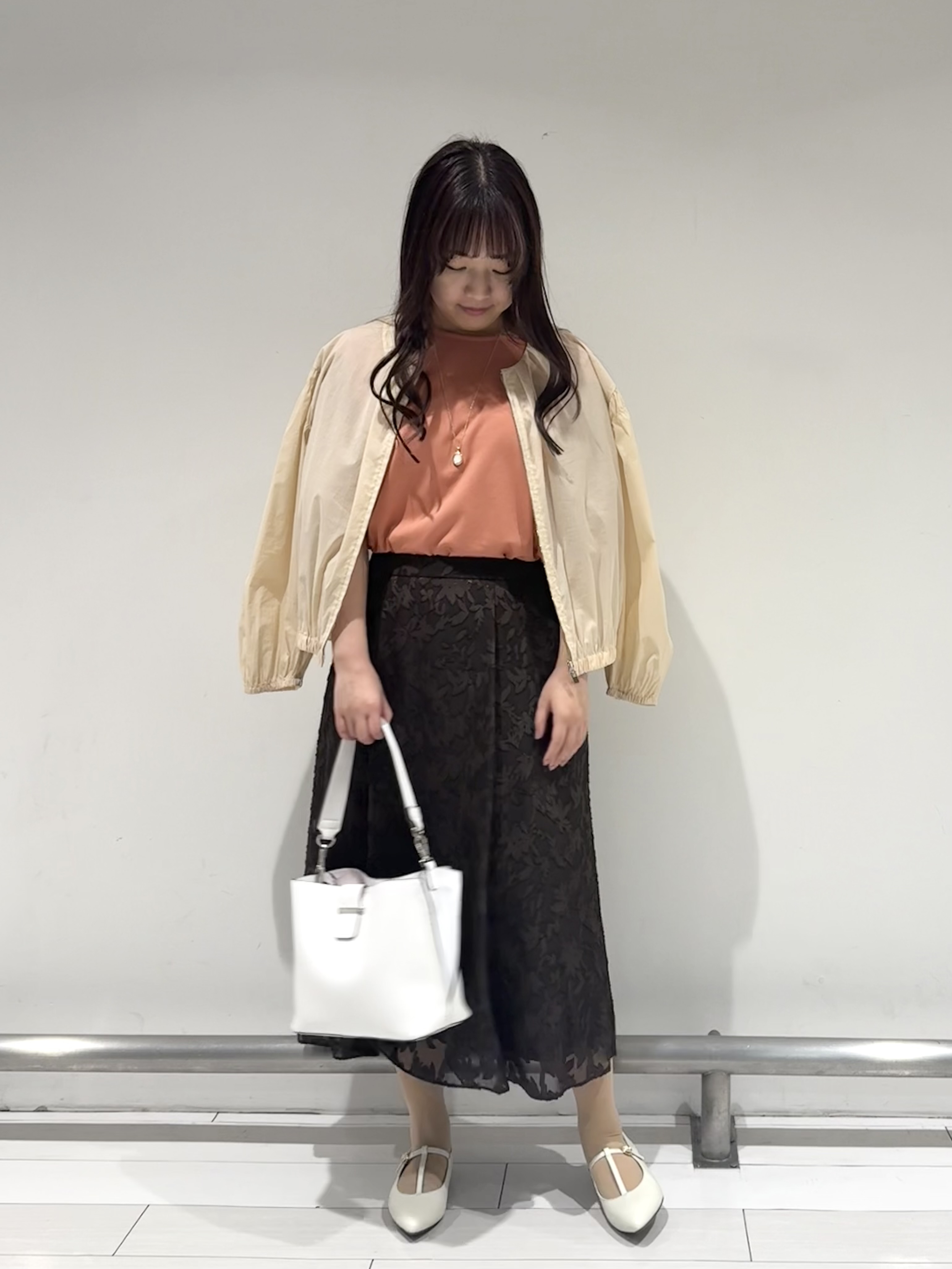 Azusaさんの「Reflect｜フロントファスナーシアーブルゾン」を使ったコーディネート