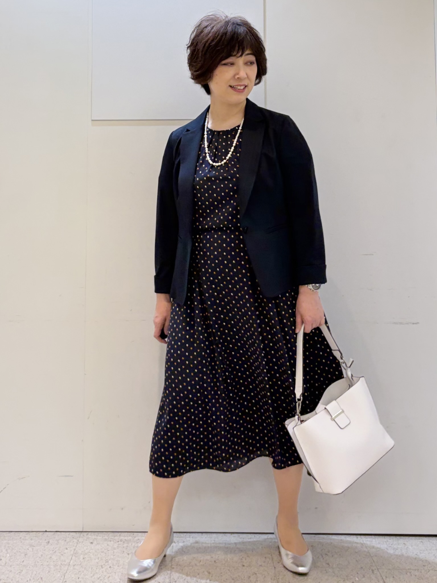 ヤスコさんの「Reflect｜【SS-4Lサイズ／UVカット／接触冷感】匠ジャケット／ベーシックテーラード」を使ったコーディネート