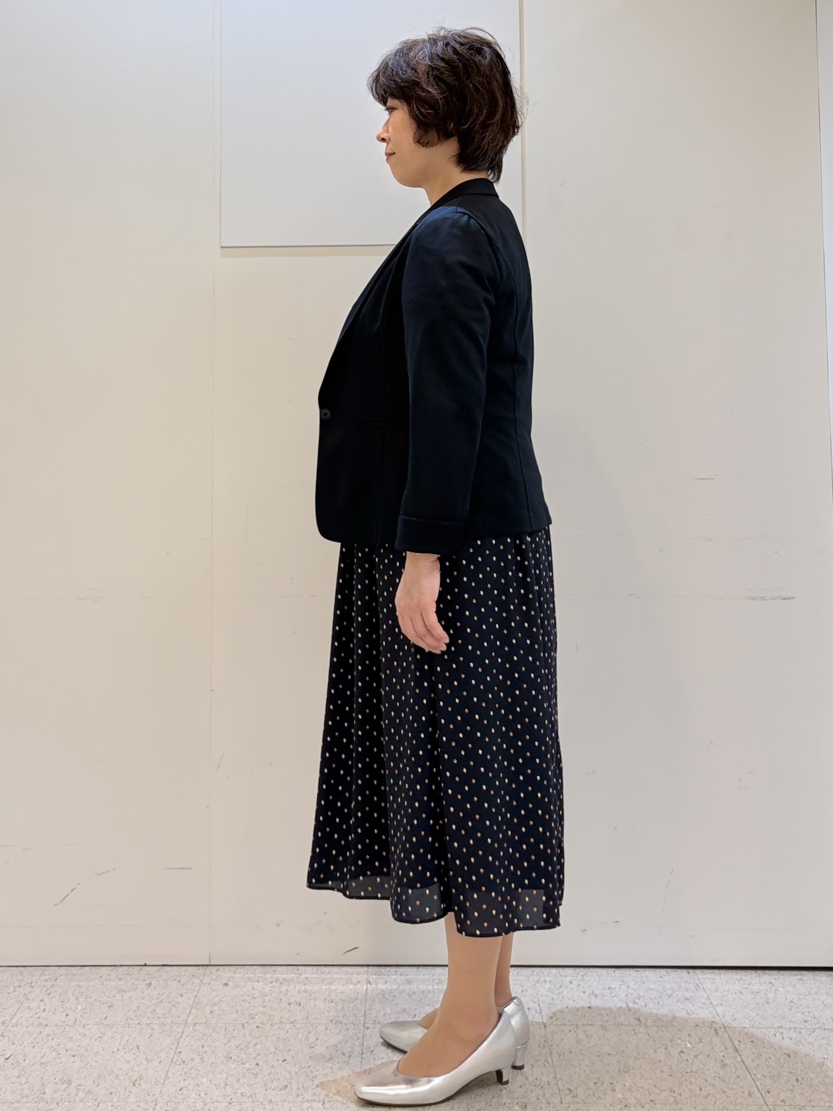 ヤスコさんの「Reflect｜【SS-4Lサイズ／UVカット／接触冷感】匠ジャケット／ベーシックテーラード」を使ったコーディネート