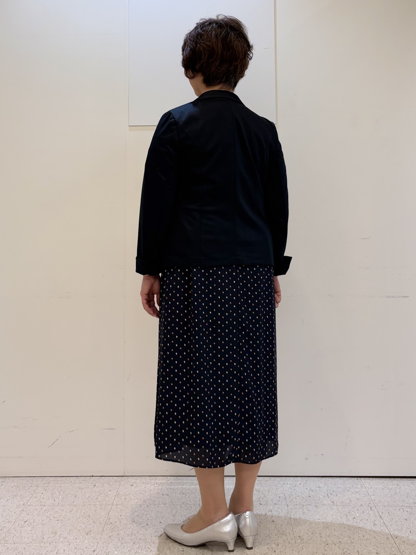 ヤスコさんの「Reflect｜【SS-4Lサイズ／UVカット／接触冷感】匠ジャケット／ベーシックテーラード」を使ったコーディネート
