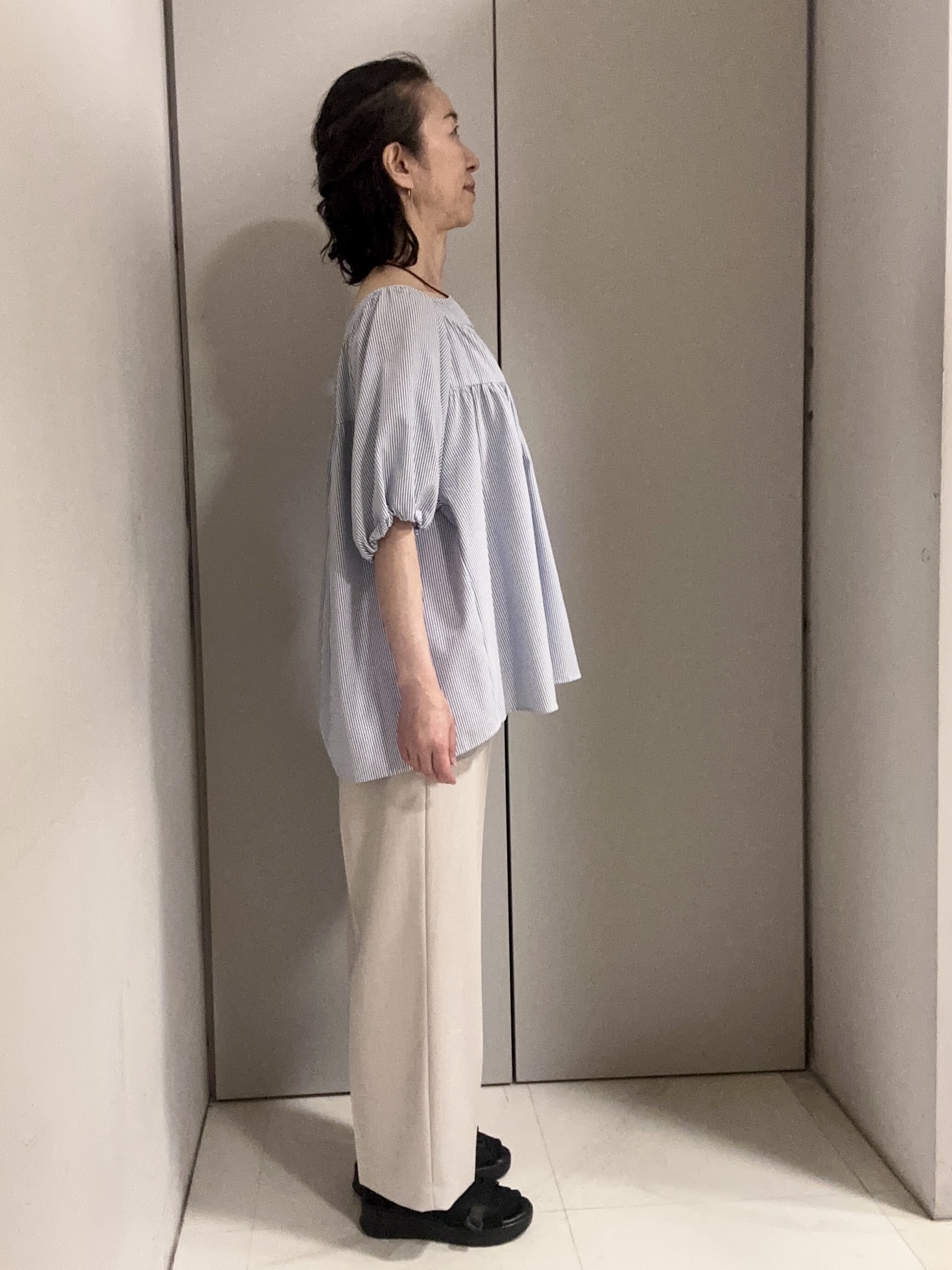 Kouさんの「Reflect｜ギャザーデザインブラウス」を使ったコーディネート