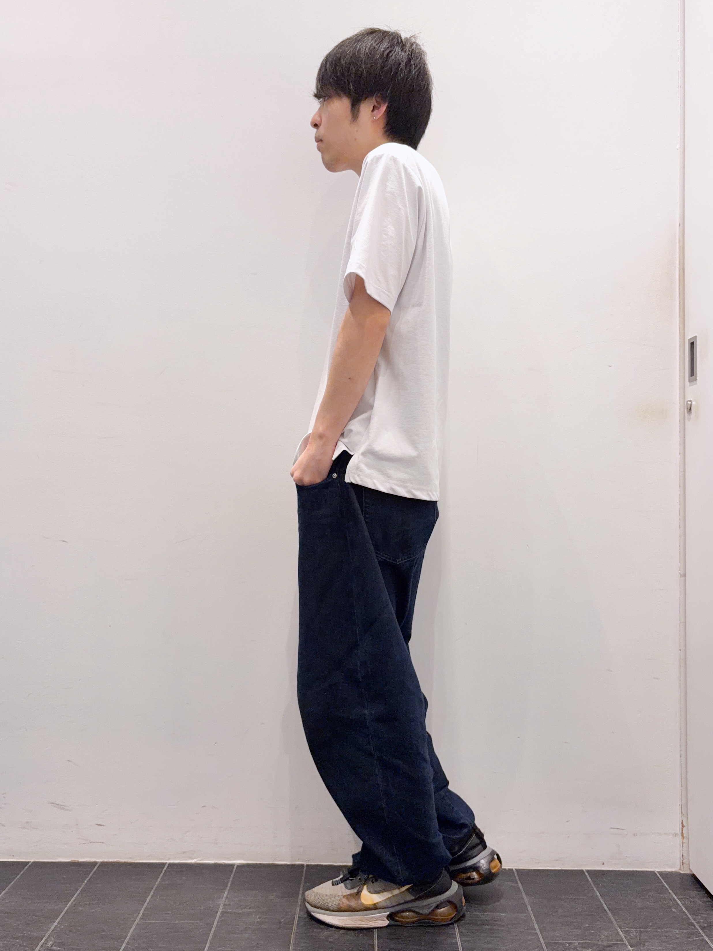 ちびちゃんさんの「THE SHOP TK｜【涼しい・透けにくい・乾きやすい 夏に欲しい機能、全部入り。】BO-NO TEE/ボーノTシャツ　洗」を使ったコーディネート