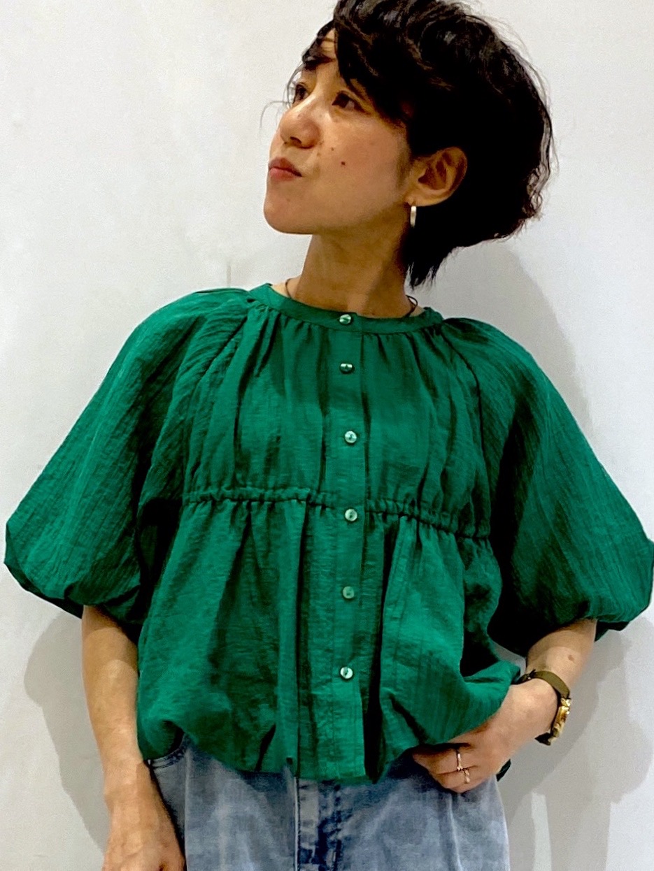 Bonさんの「OPAQUE.CLIP｜バルーンデザインブラウス【洗濯機OK】」を使ったコーディネート