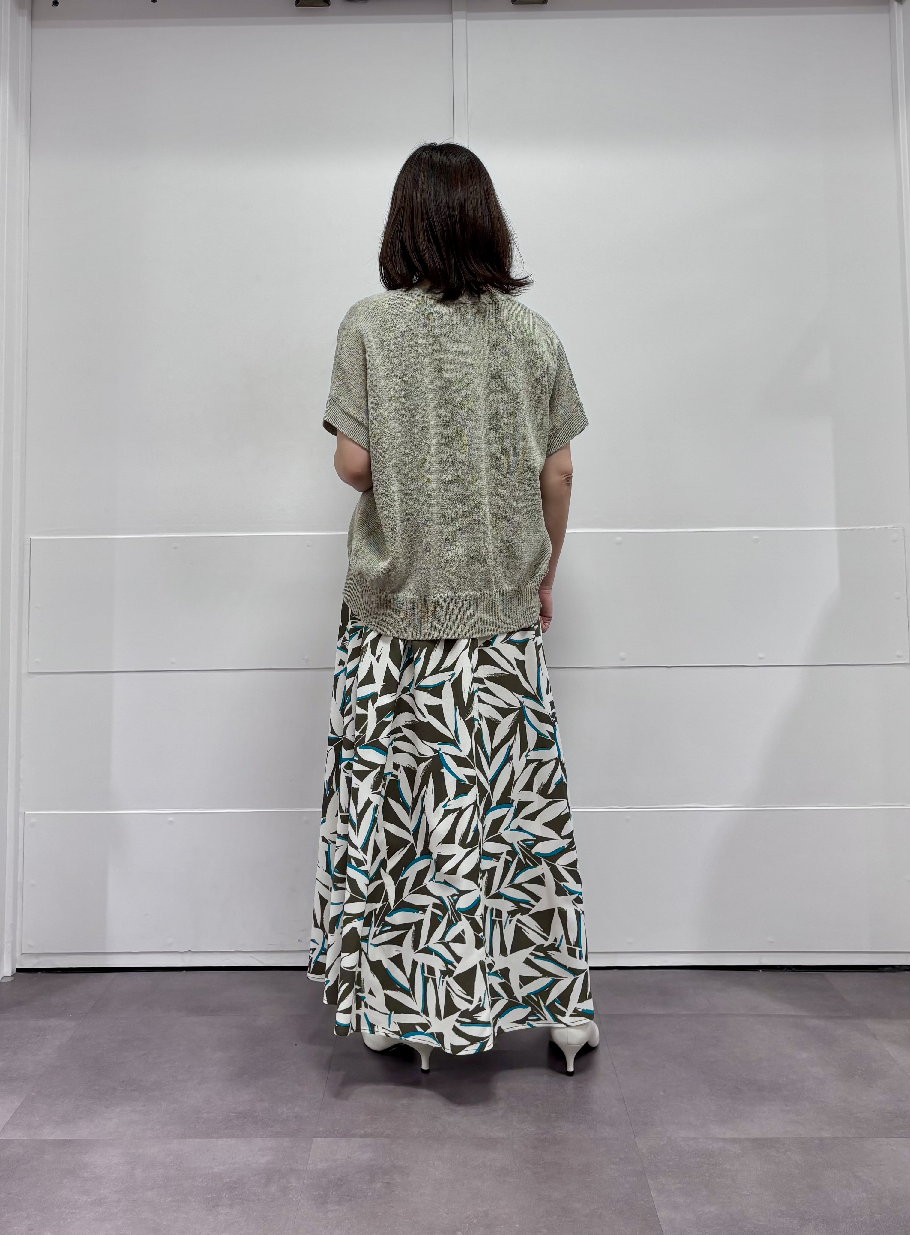 TOKOさんの「UNTITLED｜【リラクシー/着映え】ボタニカルリーフワンピース」を使ったコーディネート