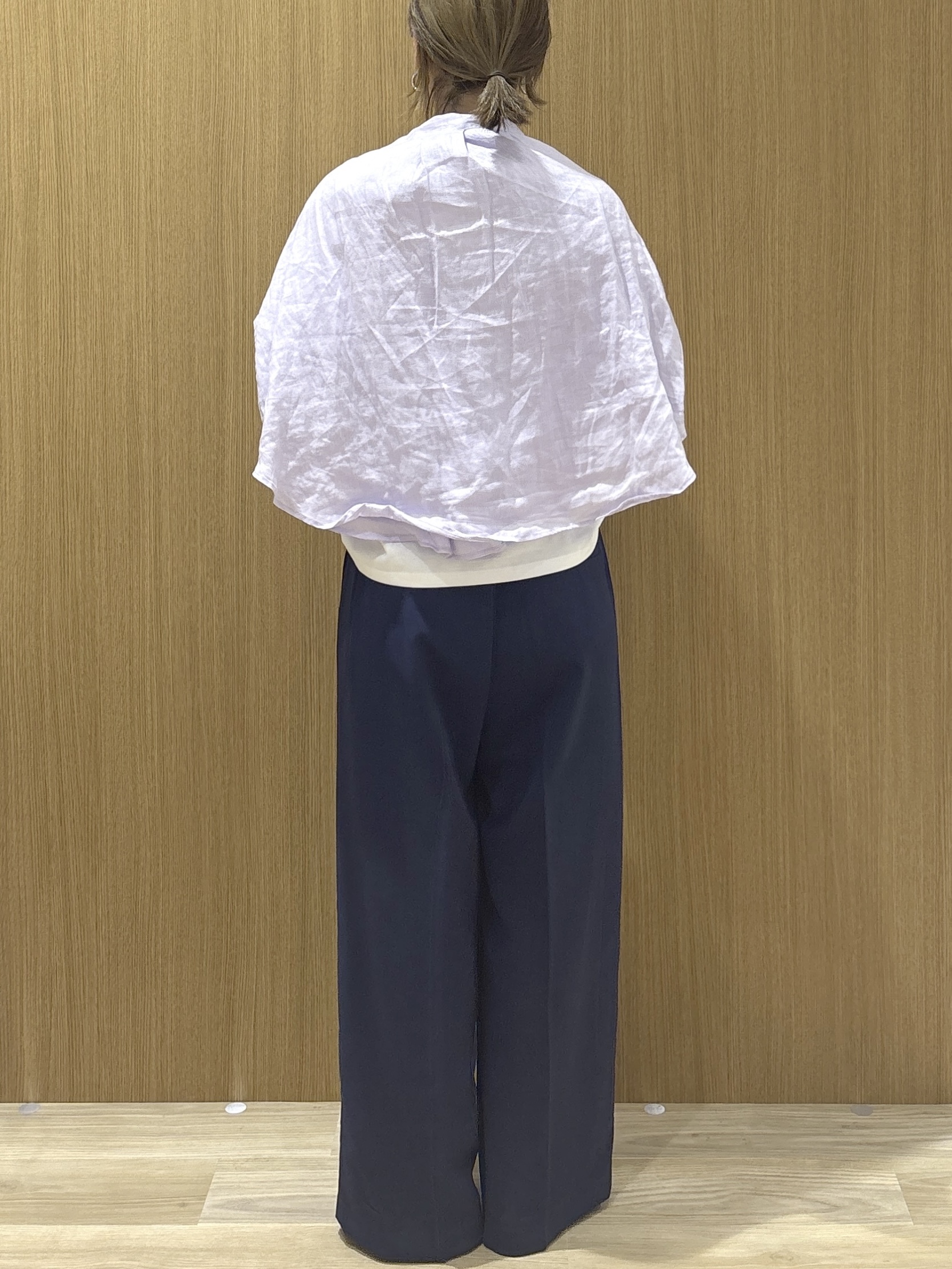 たけねぇさんの「OPAQUE.CLIP｜フレンチリネンシャツ／カシュクール【洗濯機OK】《5col》」を使ったコーディネート