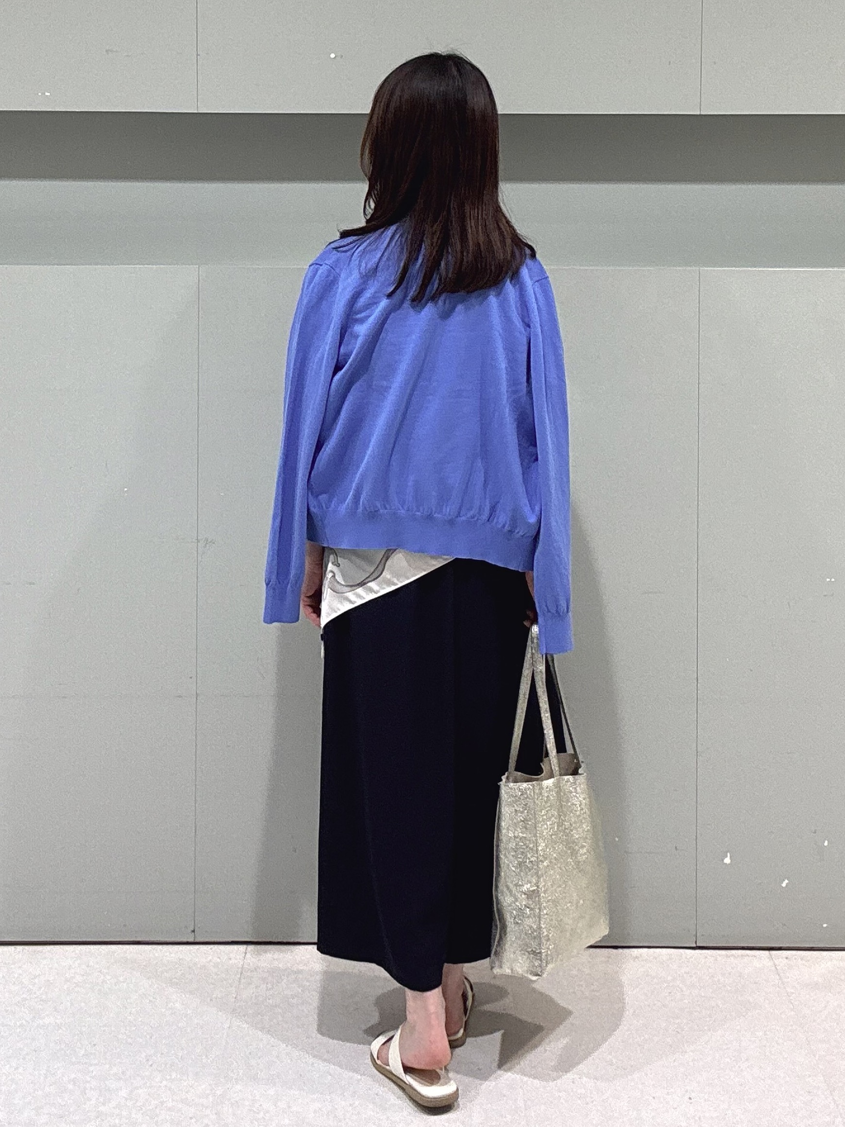makiさんの「UNTITLED｜【9色展開/アンサンブル可】コットンクルーネックカーディガン」を使ったコーディネート