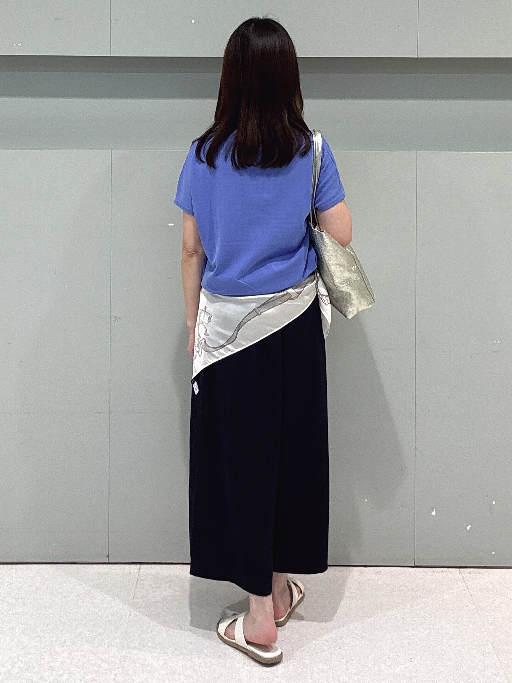 makiさんの「UNTITLED｜【9色展開/アンサンブル可】コットンクルーネックカーディガン」を使ったコーディネート