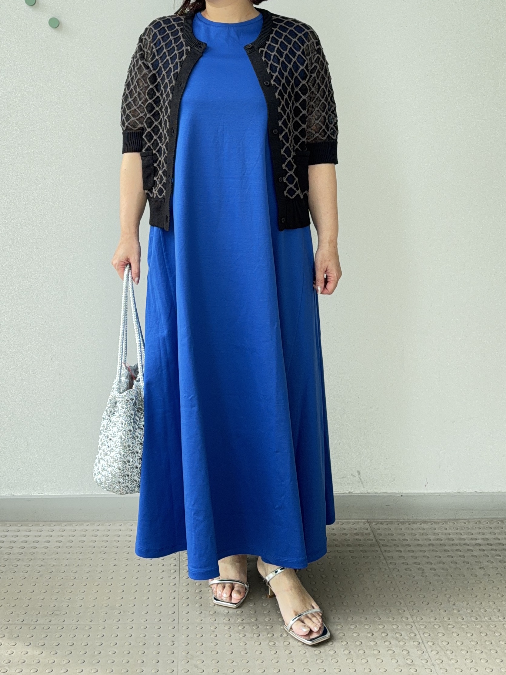 Asamiさんの「DRESSTERIOR｜【ウォッシャブル】フィッシュネットニットシャツカーディガン」を使ったコーディネート